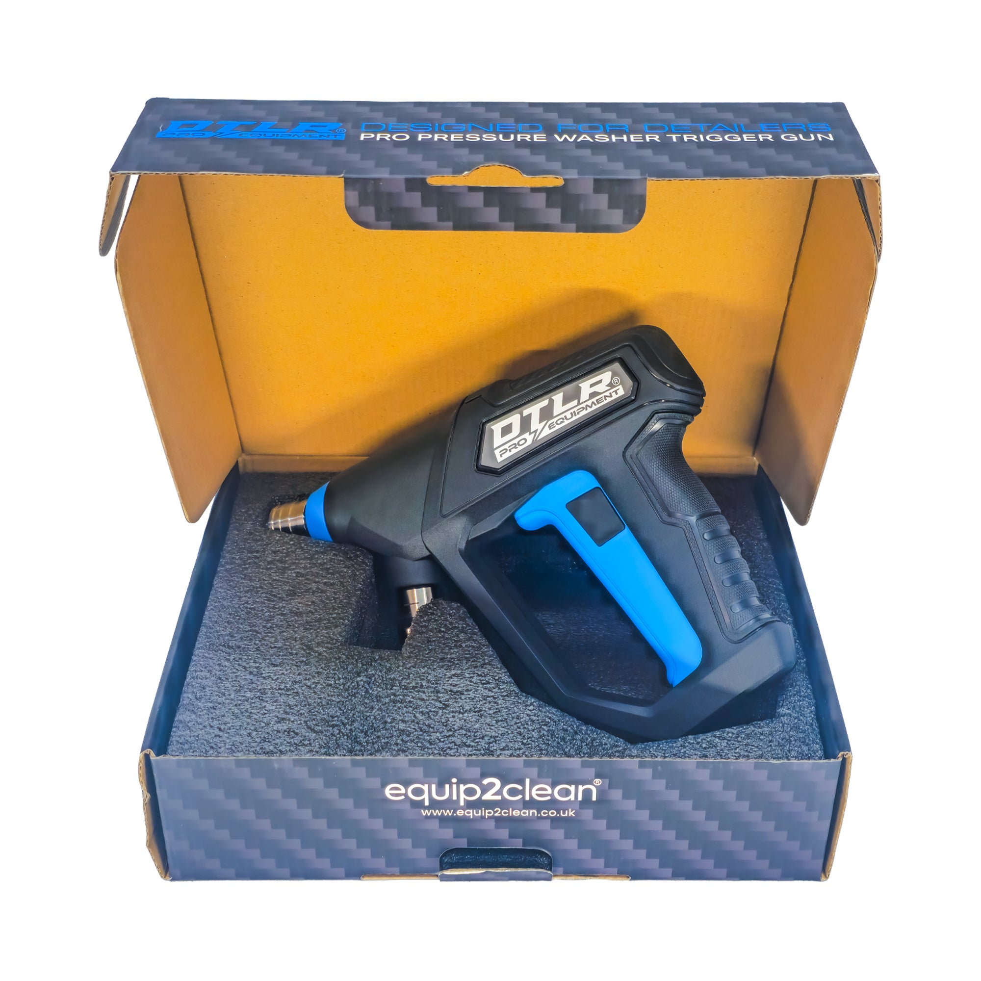 DTLR® 2.0 Pro Trigger Gun - Stainless Steel QR couplings