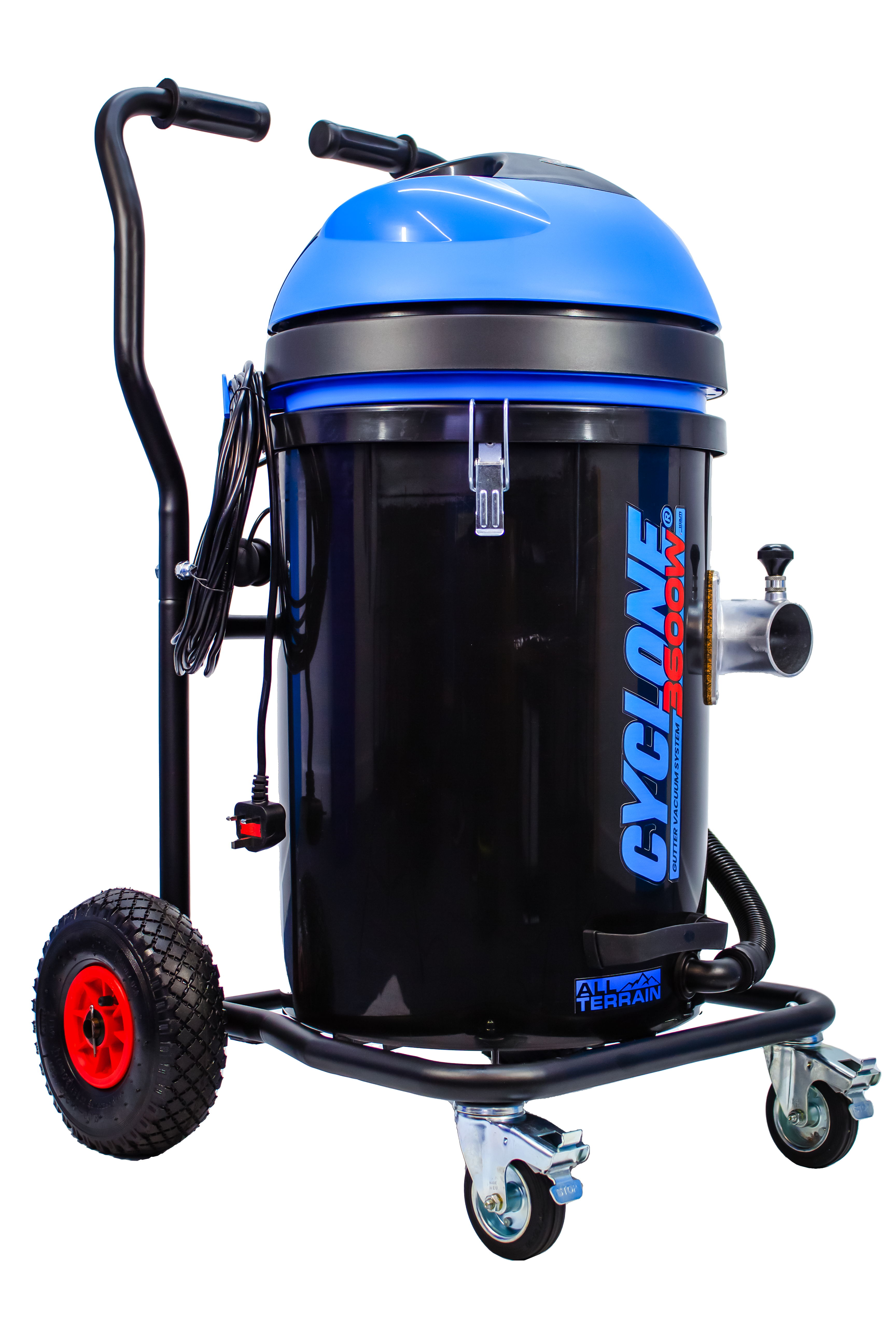 Système d'aspiration de gouttières tout terrain Kiam CYCLONE® 3600W 76L Inox
