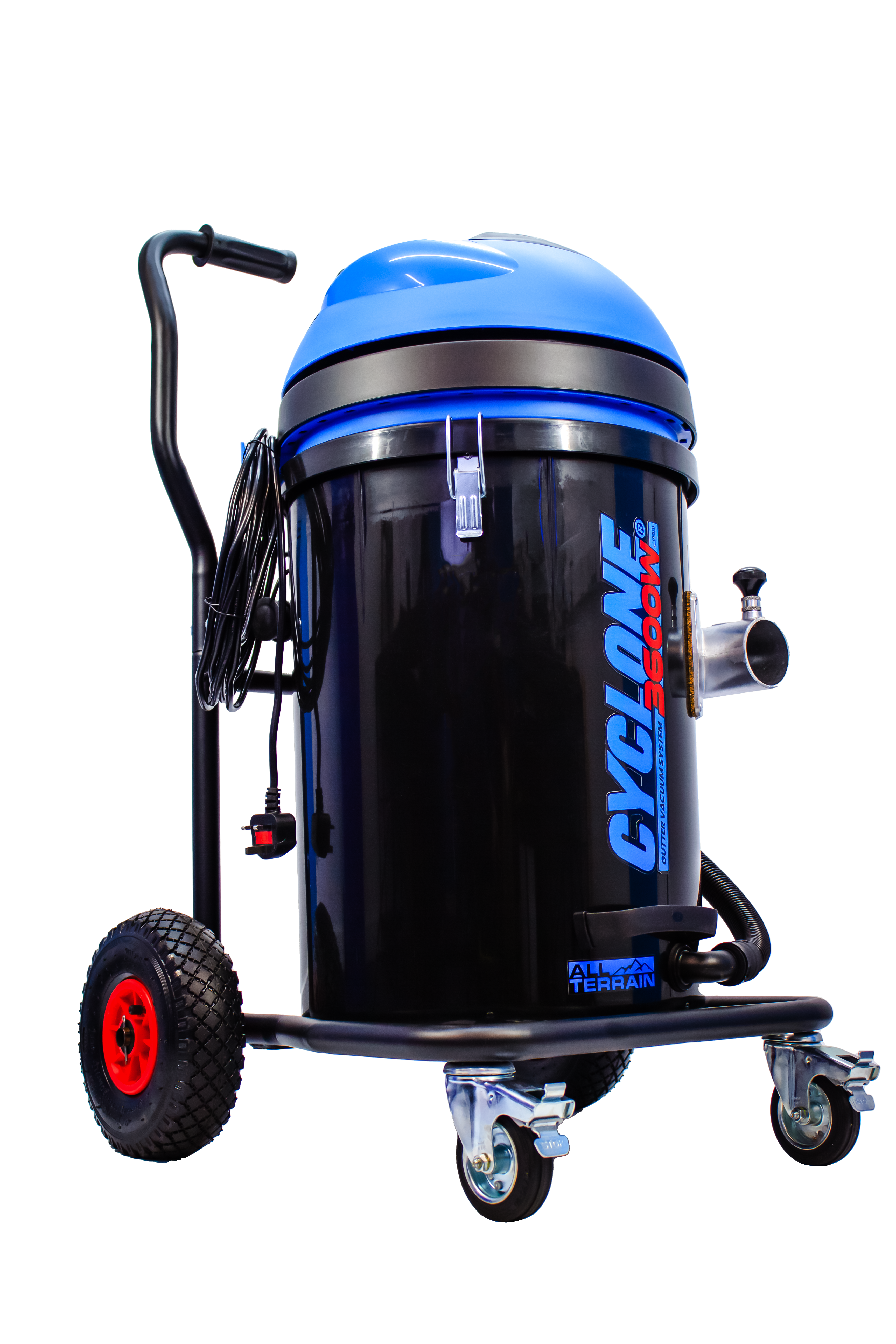 Système d'aspiration de gouttières tout terrain Kiam CYCLONE® 3600W 76L Inox