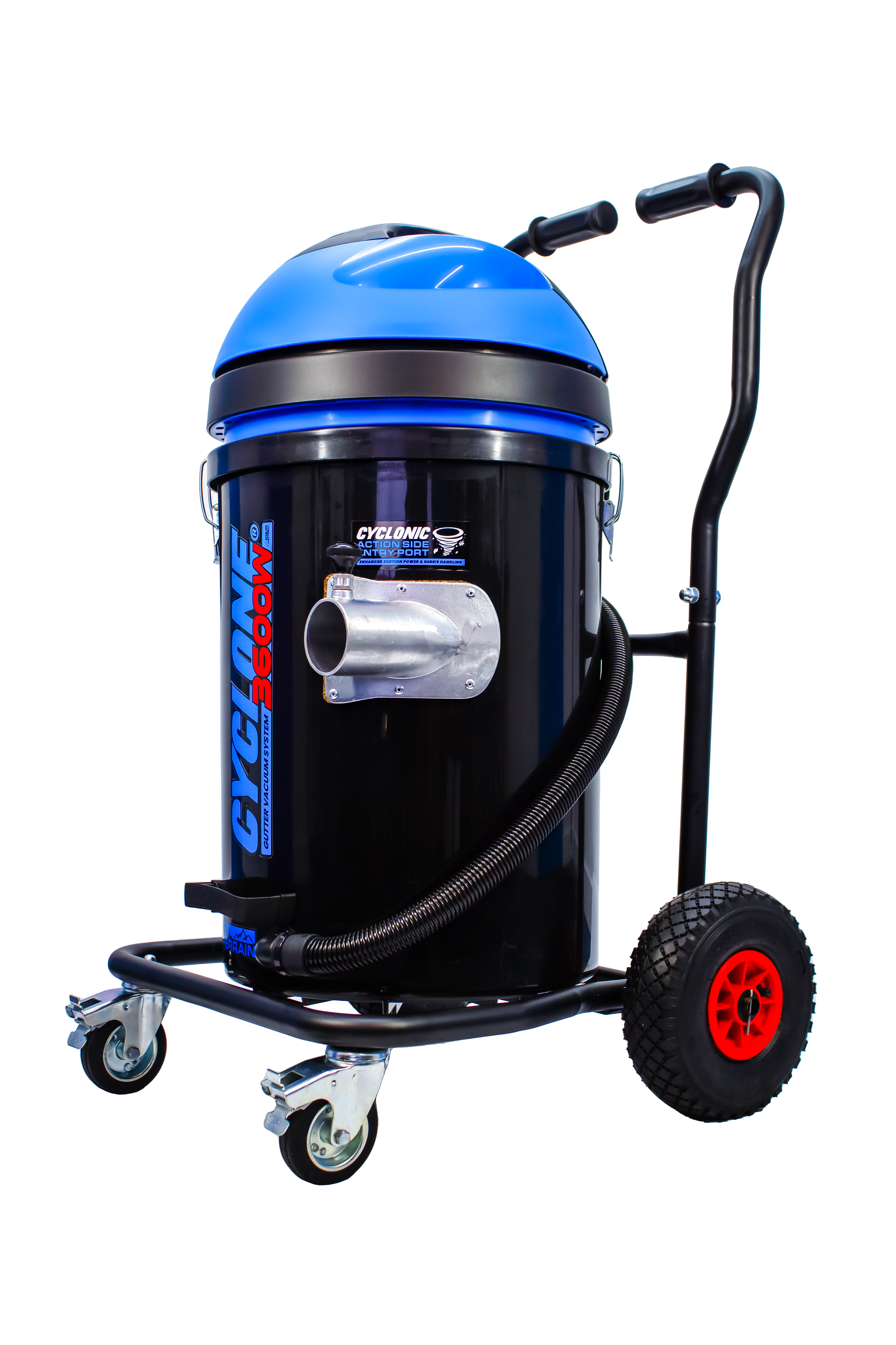 Système d'aspiration de gouttières tout terrain Kiam CYCLONE® 3600W 76L Inox