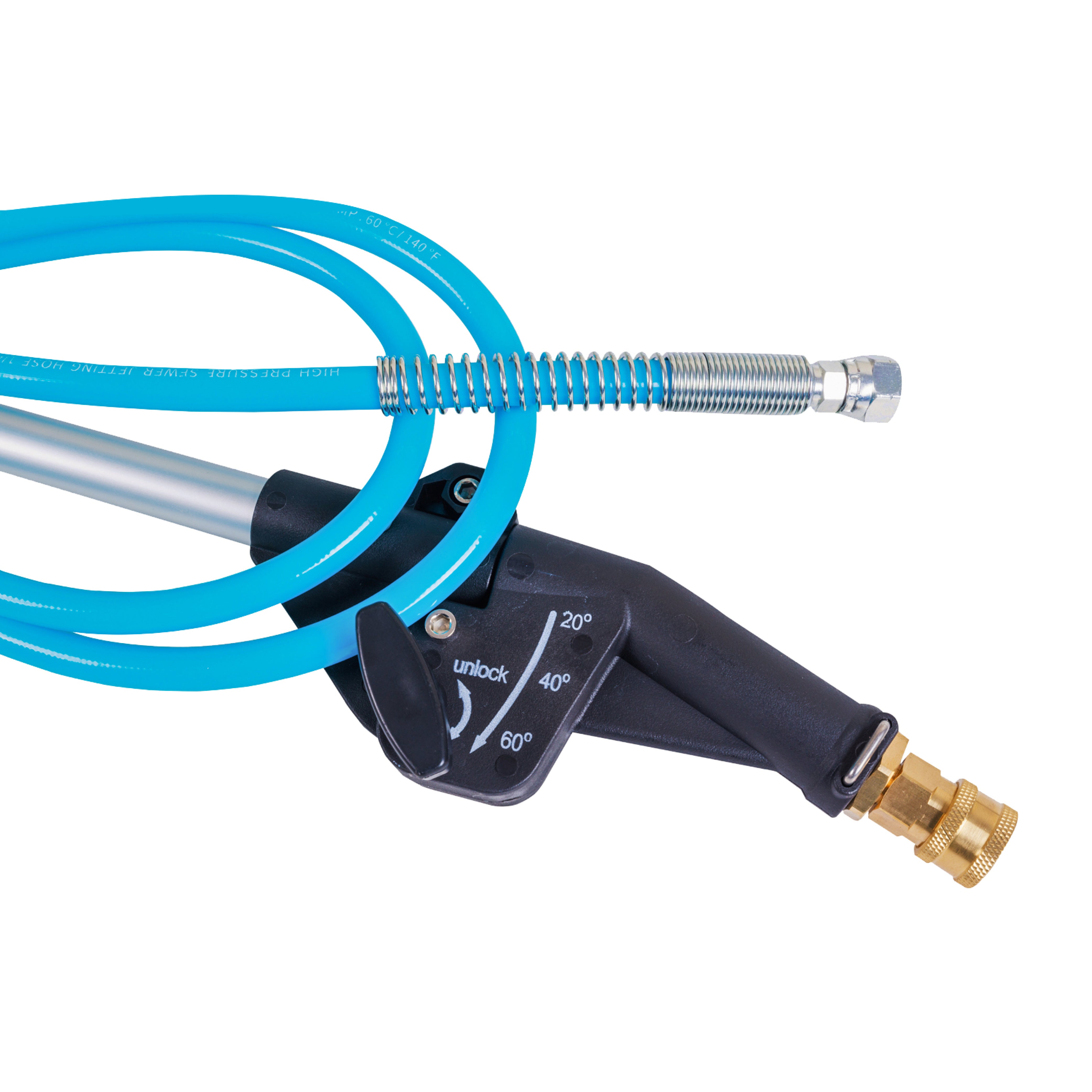 AquaReach Pro 5.4m (18') LIGHTWEIGHT Telescopic Lance with FREE HARNESS