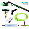Aquaspray® Bundle Kit - 30ft Water-fed Telescopic Extendable Window Cleaning Pole + Inline Di-Filter + TDS Meter