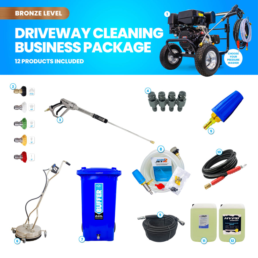 Bronze Driveway Cleaning Specialist Business Start-up Package