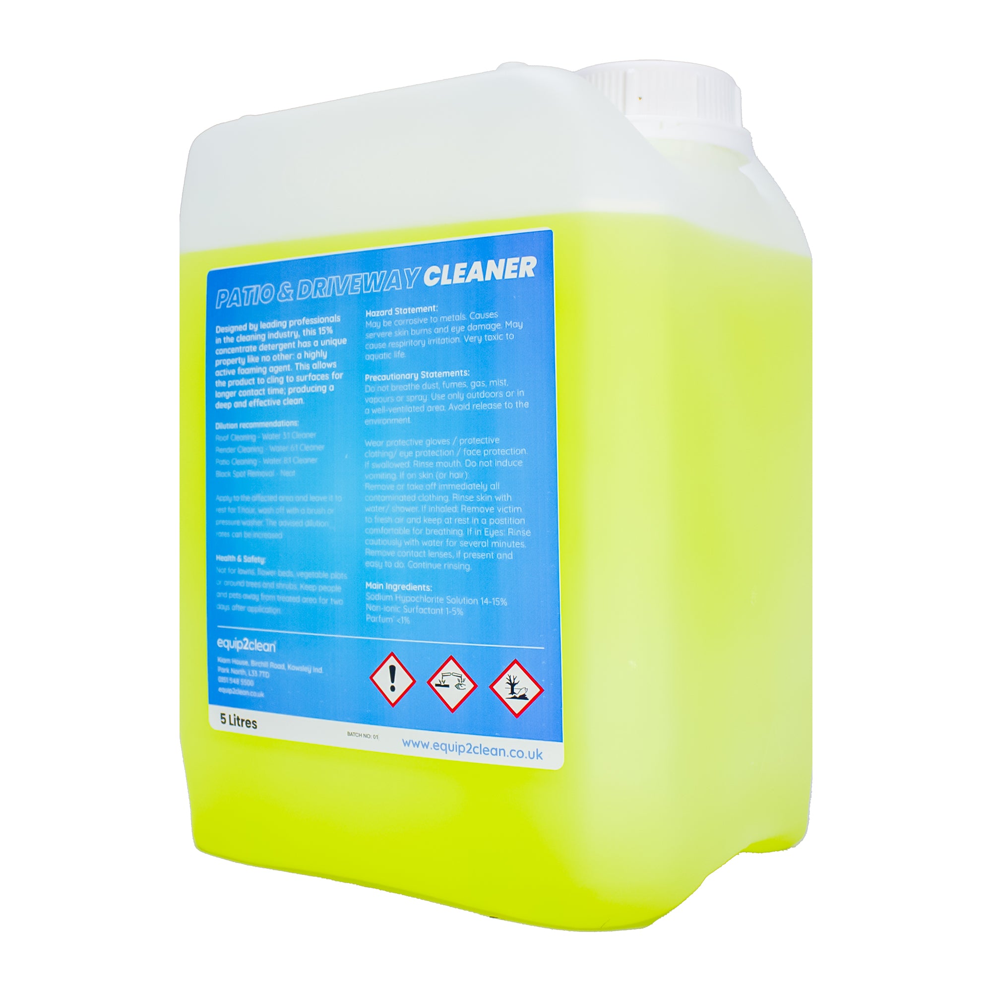 Solution de lavage douce Hypo SuperFoam+ 10 L (éliminant les points noirs)