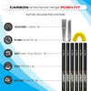 CARBON Fibre Endurance Range Push-fit Gutter Vacuum Pole Kit (51mm Diameter) 20ft-40ft Kits