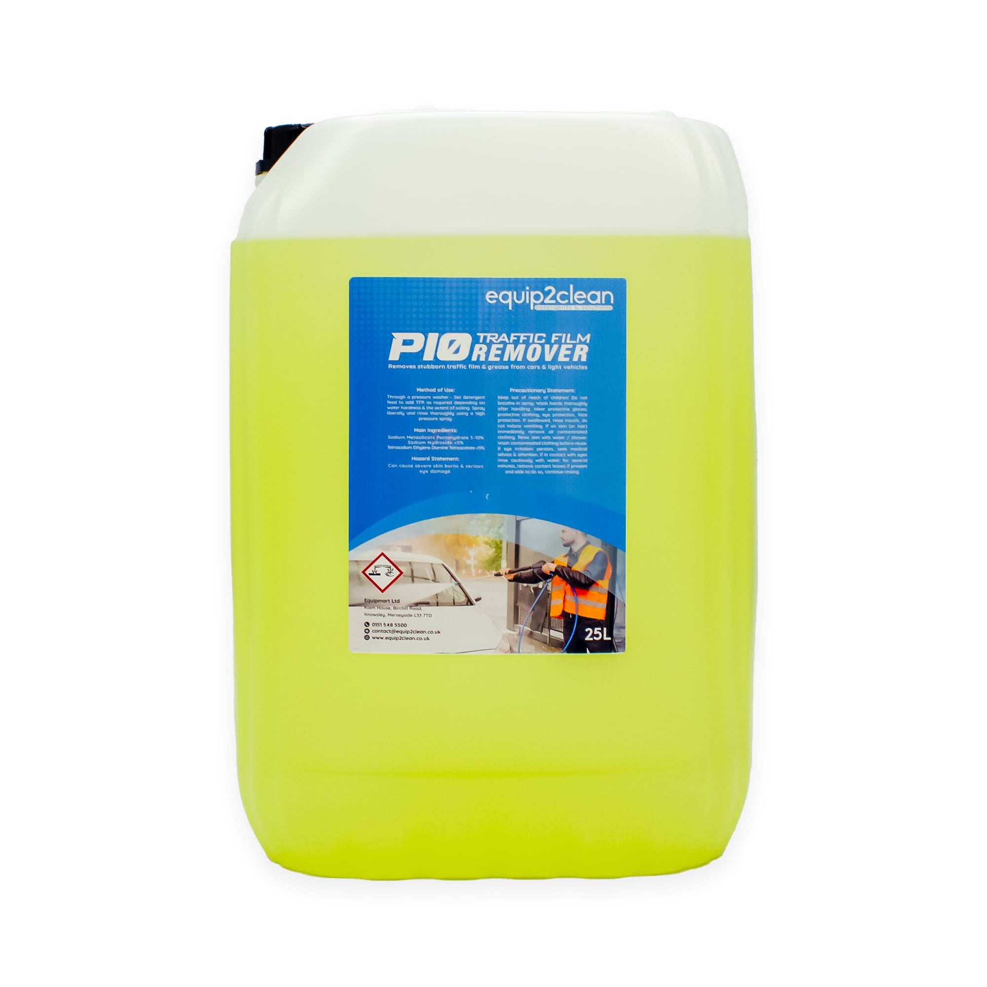 P10 Traffic Film Remover (25L) Détergent Dégraissant TFR