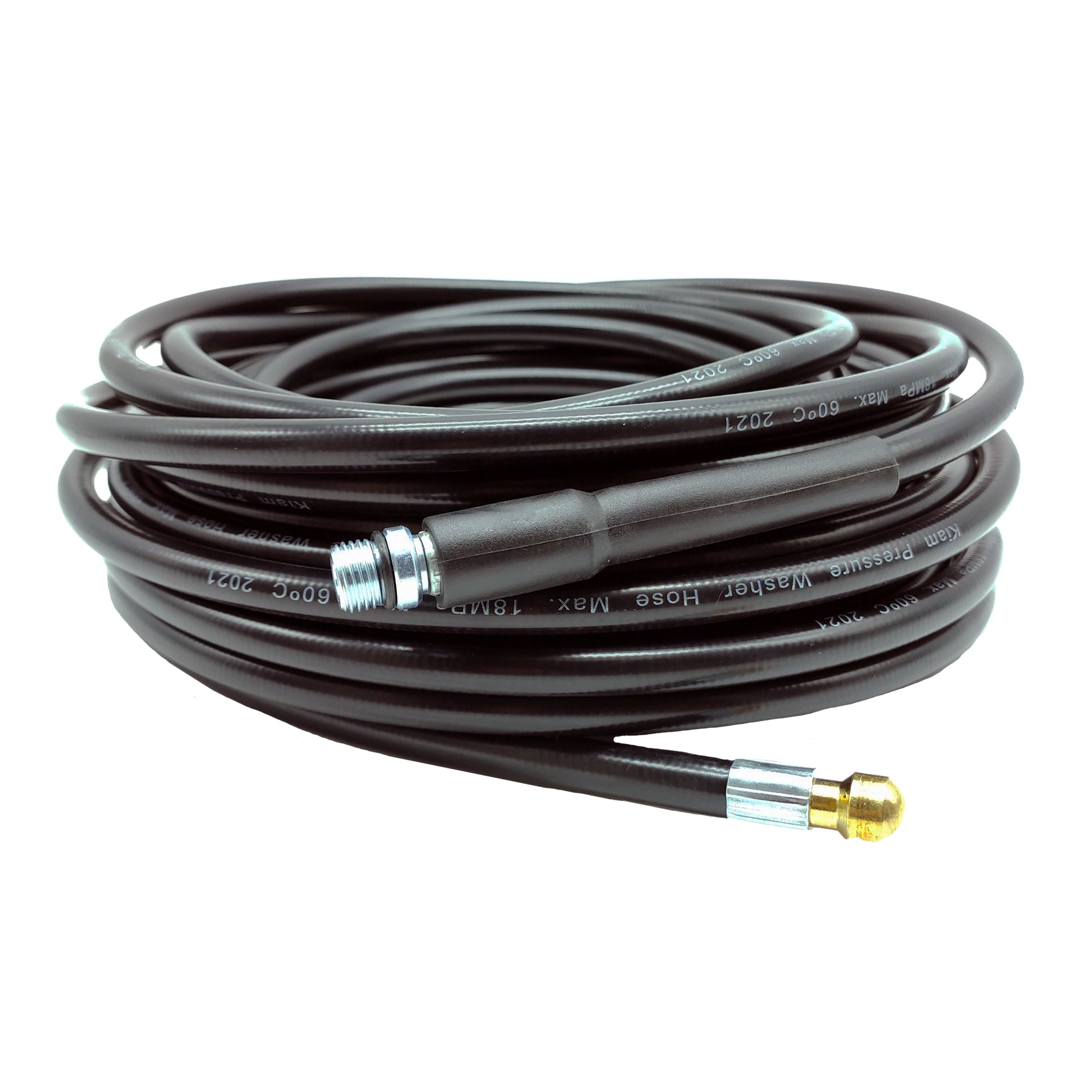 Tuyau de vidange flexible 30 m - Usage domestique - Domestique - Buse Retrojet