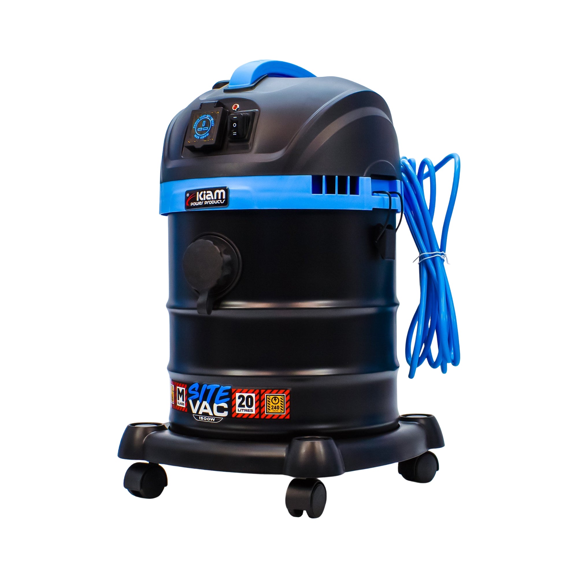 Kiam SiteVac 240V M-Class 1500W Vacuum 20L