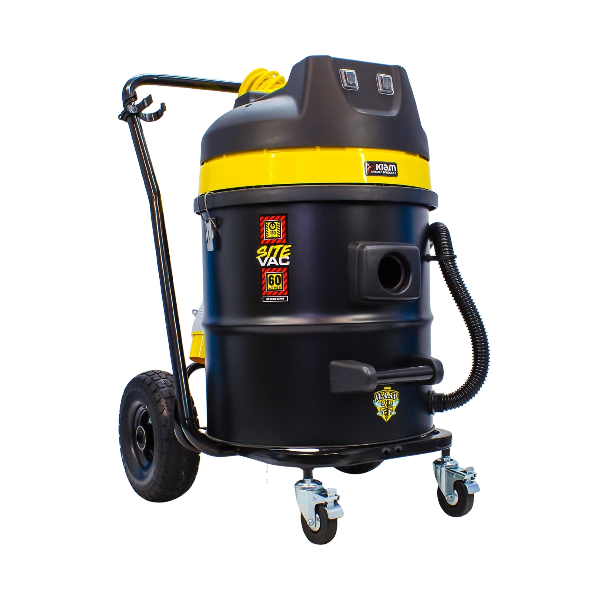 Kiam SiteVac 110V L-Class 2000W Vacuum Cleaner 60L W.A.S.P