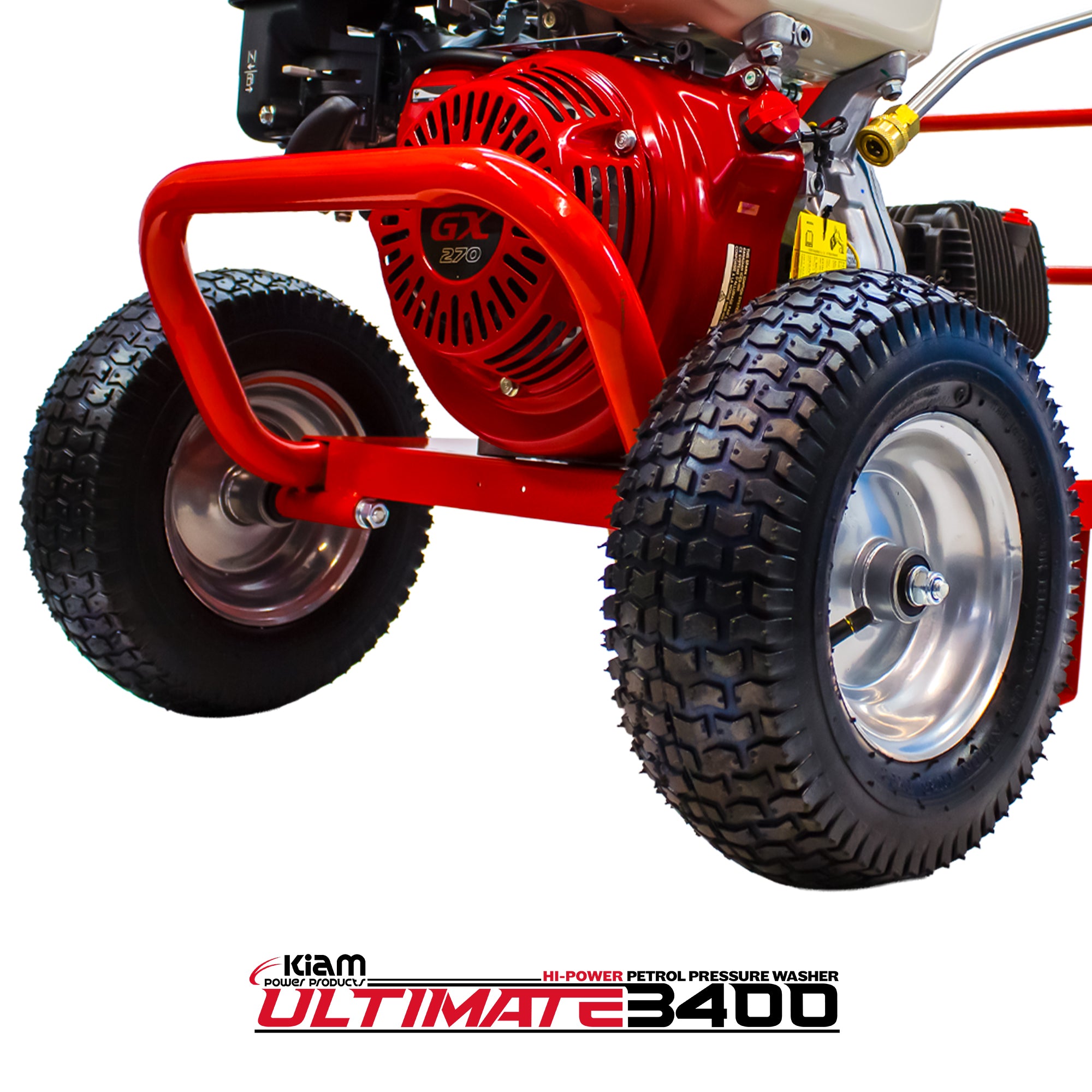 Nettoyeur haute pression à essence Kiam 3400P Moteur Honda GX270 3400 PSI 15 LPM