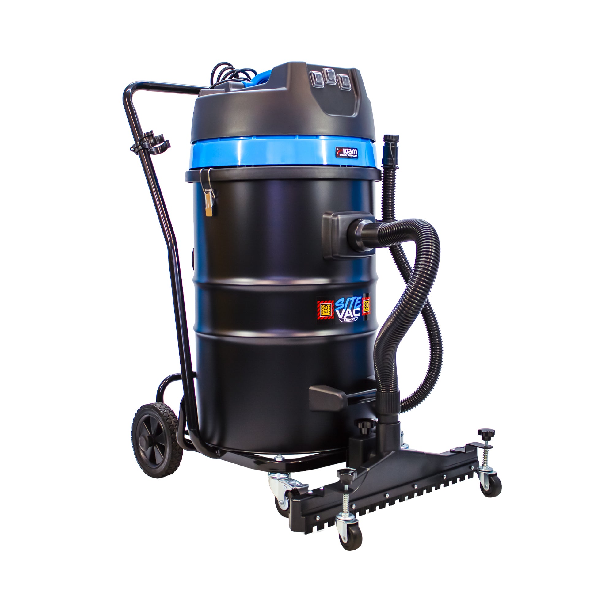 Kiam Warehouse Vac KV80 3F Wet Dry With Front Mounted Squeegee kiam-warehouse-vac-kv80-3f-wet-dry-with-front-mounted-squeegee