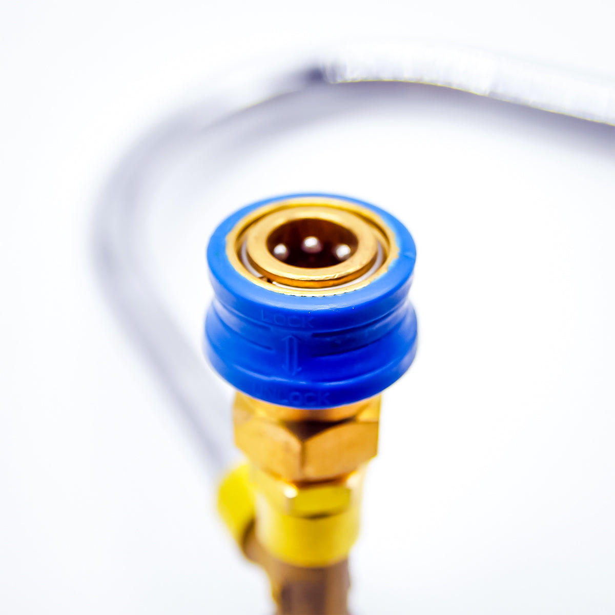 Lance coudée en U pour le nettoyage des canalisations de gouttières à double buse