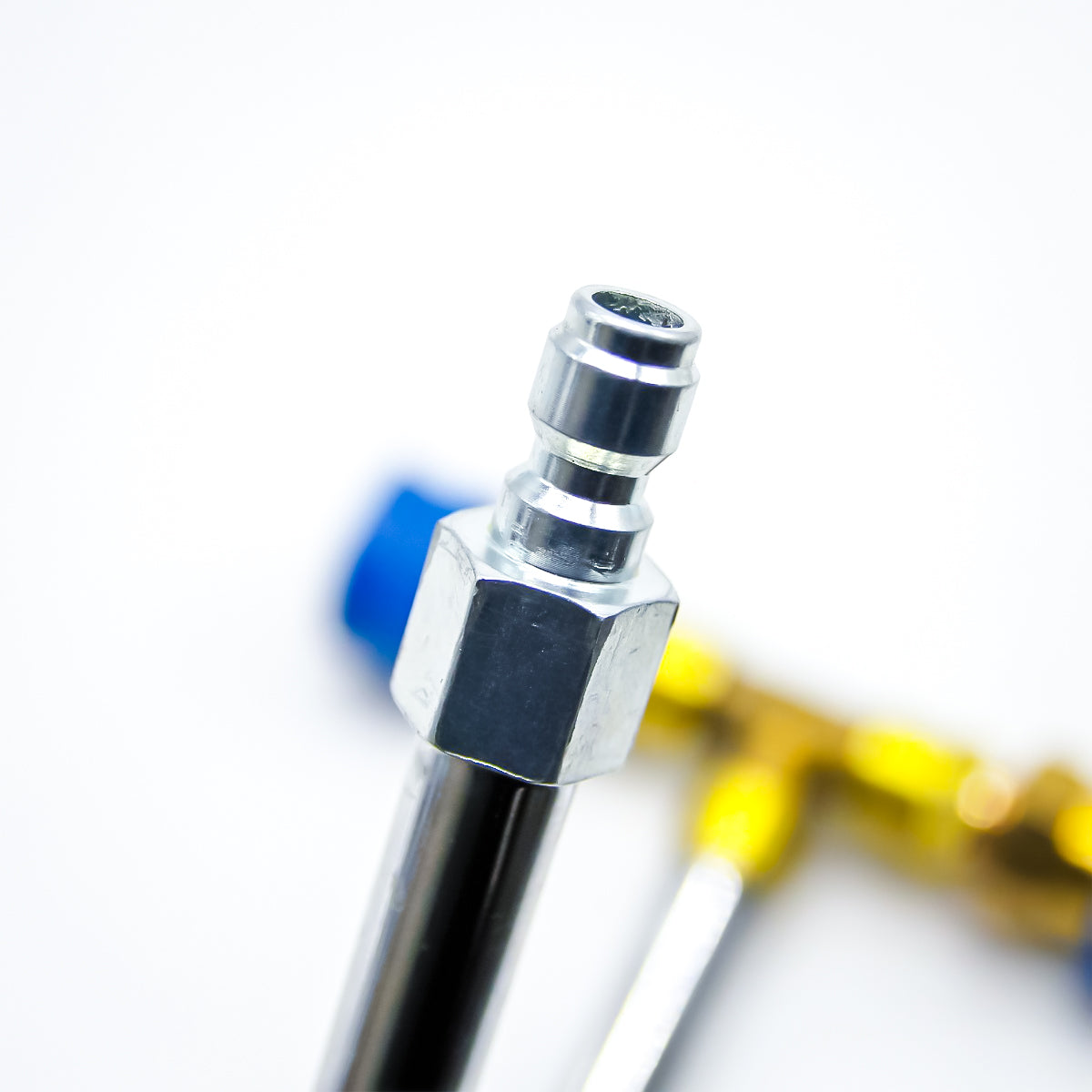 Lance coudée en U pour le nettoyage des canalisations de gouttières à double buse