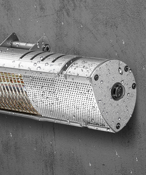 Chauffage de terrasse de jardin extérieur infrarouge 3KW KMH-30R fixé au mur avec télécommande