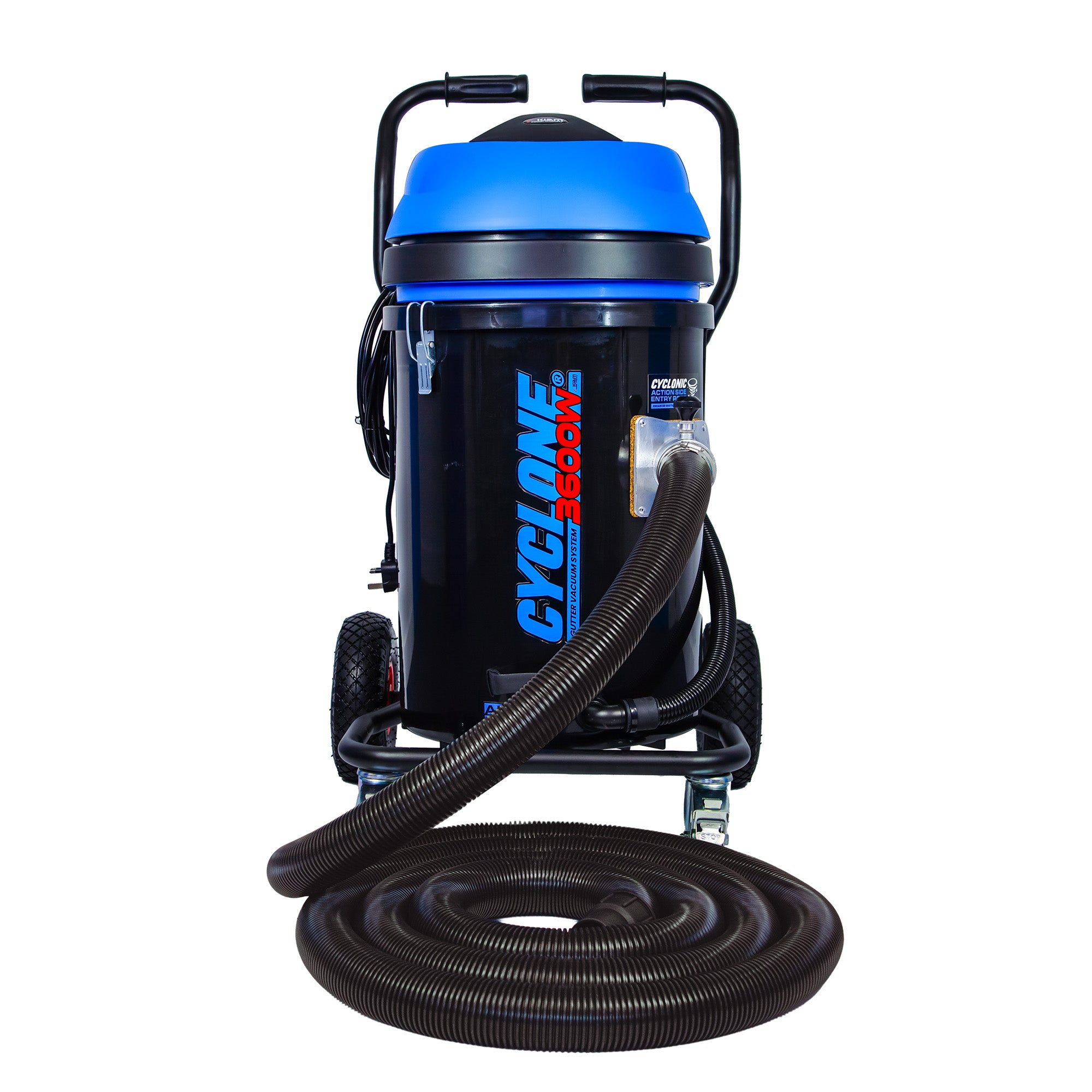 Système d'aspiration de gouttières tout terrain Kiam CYCLONE® 3600W 76L Inox