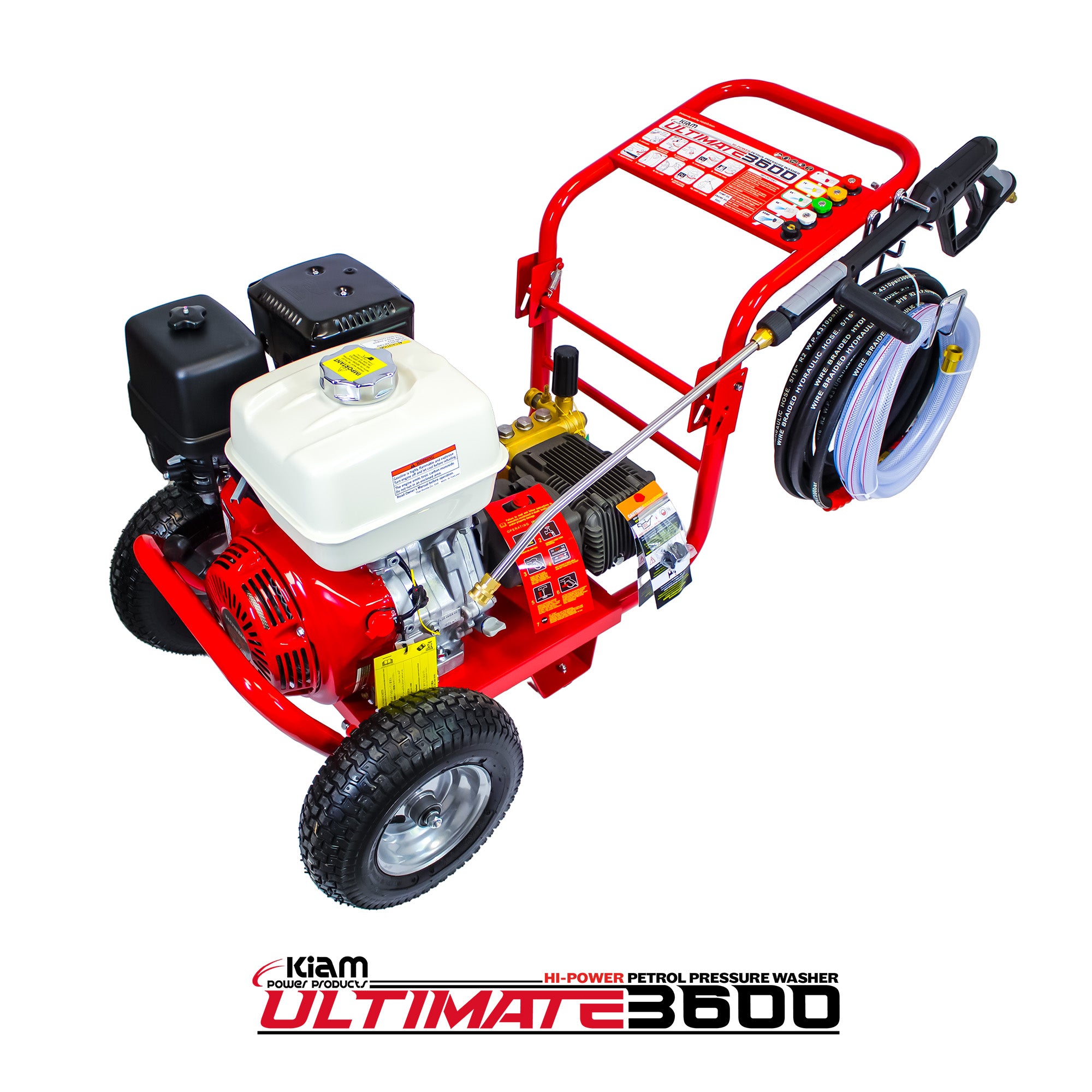 Nettoyeur haute pression à essence Kiam 3600PR Moteur Honda GX390 3600 PSI 15 LPM