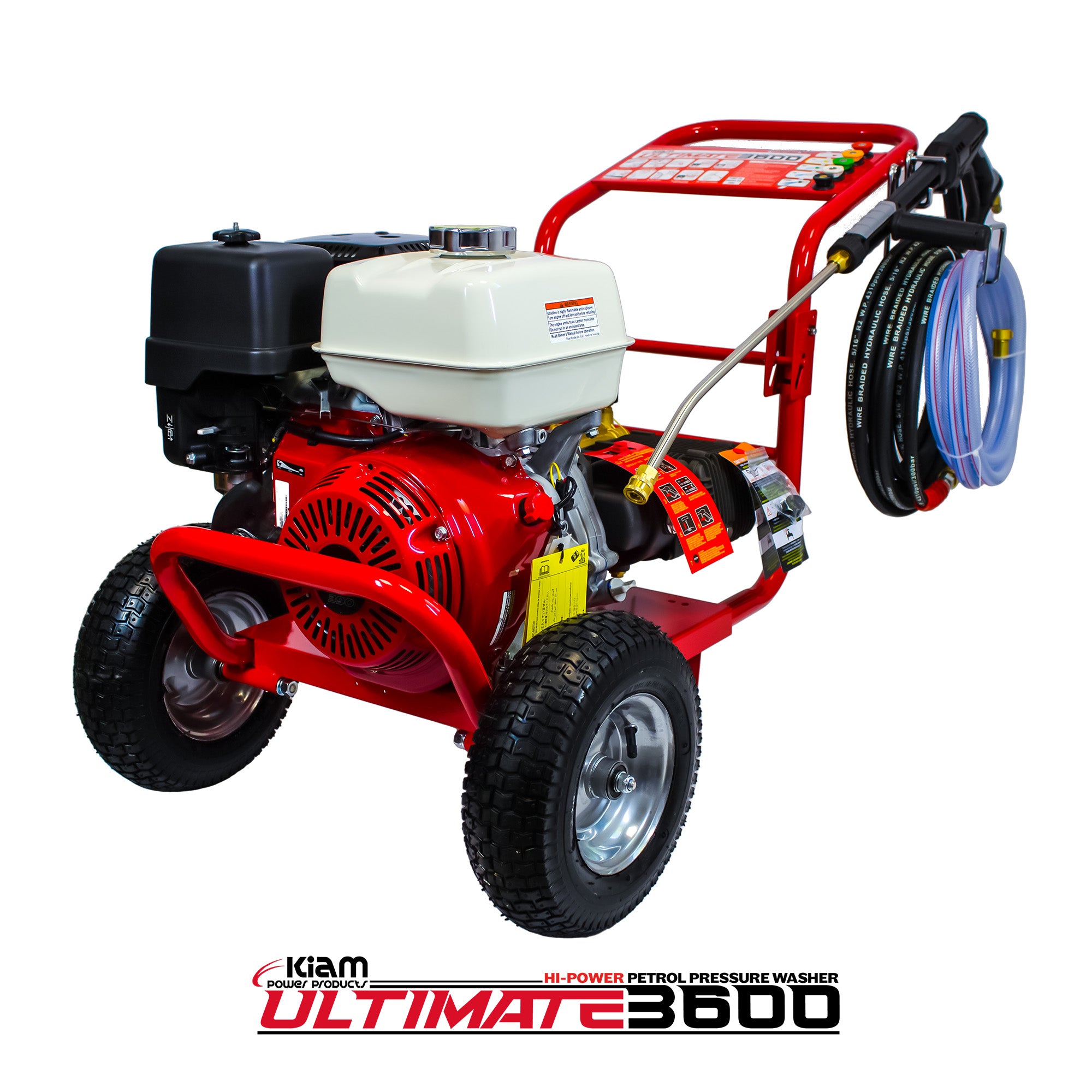 Nettoyeur haute pression à essence Kiam 3600PR Moteur Honda GX390 3600 PSI 15 LPM