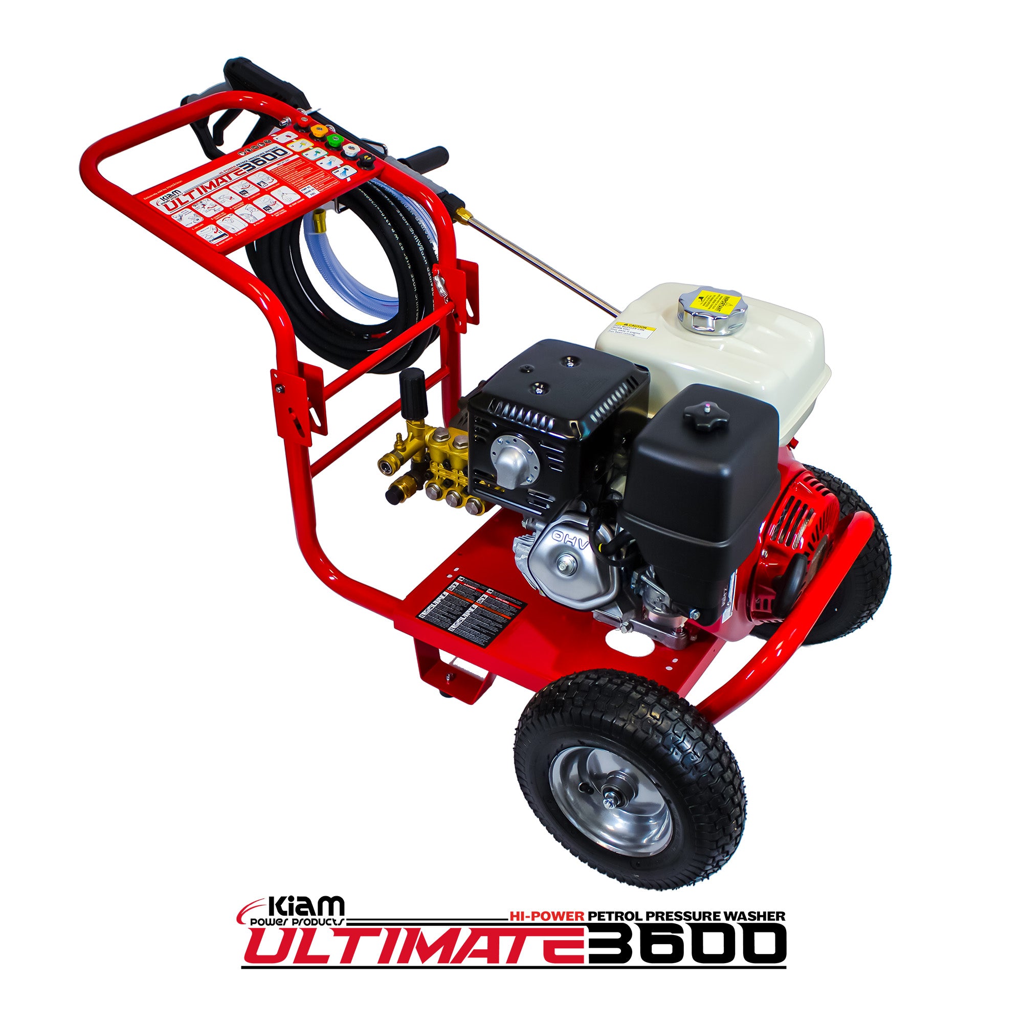 Nettoyeur haute pression à essence Kiam 3600PR Moteur Honda GX390 3600 PSI 15 LPM