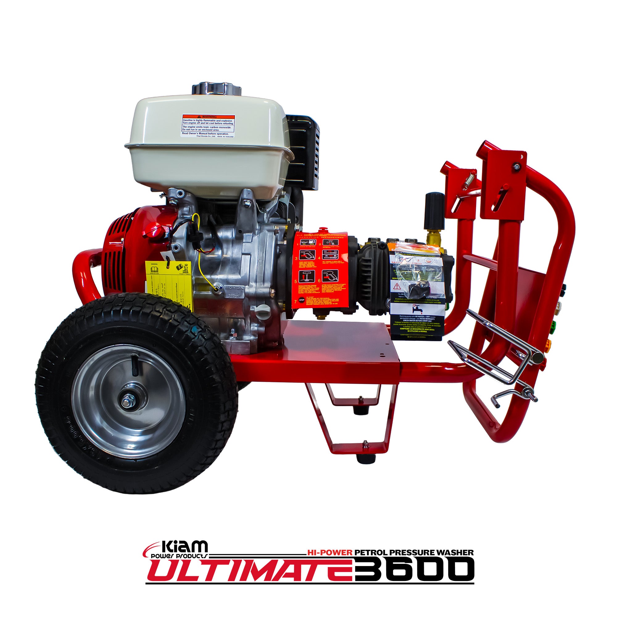 Nettoyeur haute pression à essence Kiam 3600PR Moteur Honda GX390 3600 PSI 15 LPM
