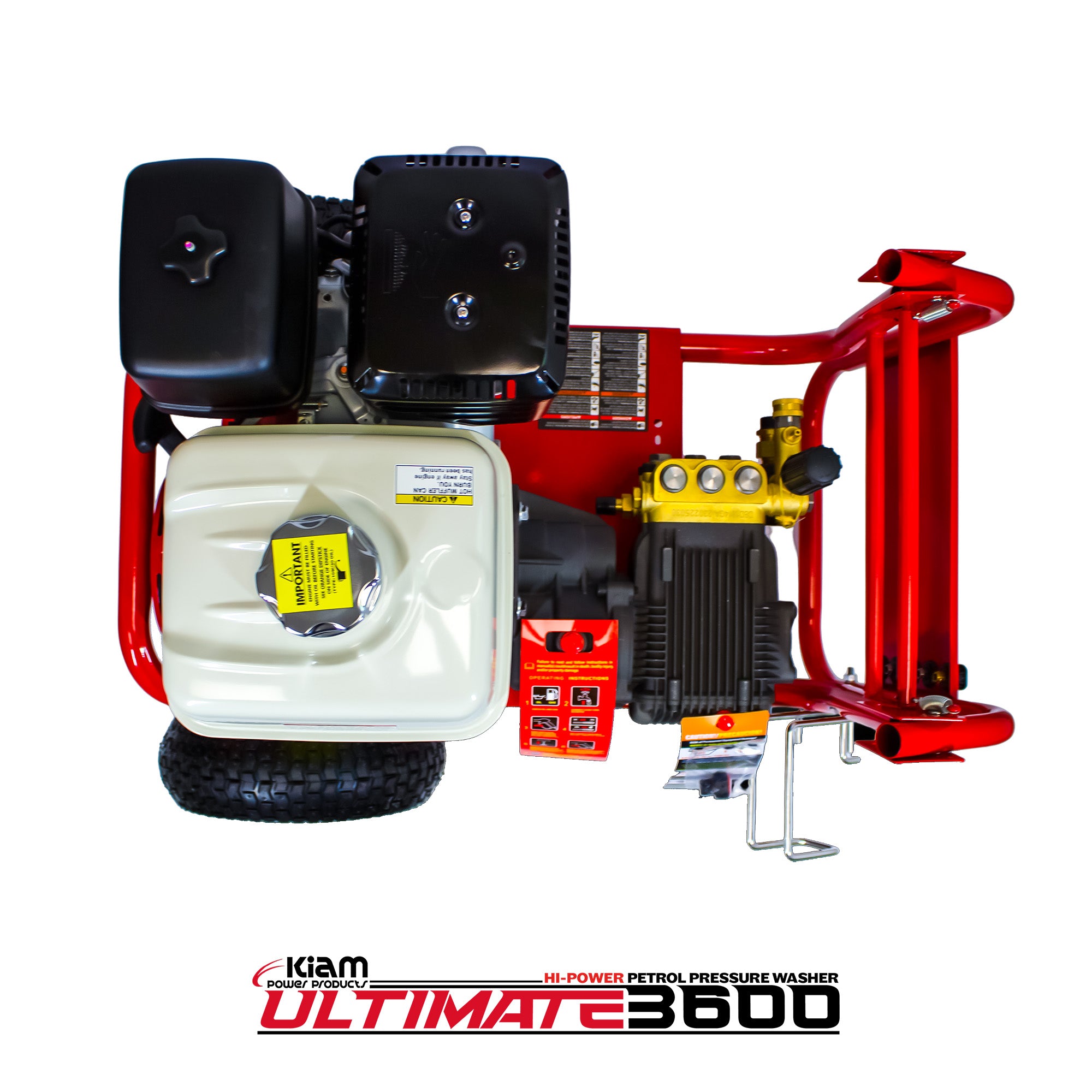 Nettoyeur haute pression à essence Kiam 3600PR Moteur Honda GX390 3600 PSI 15 LPM