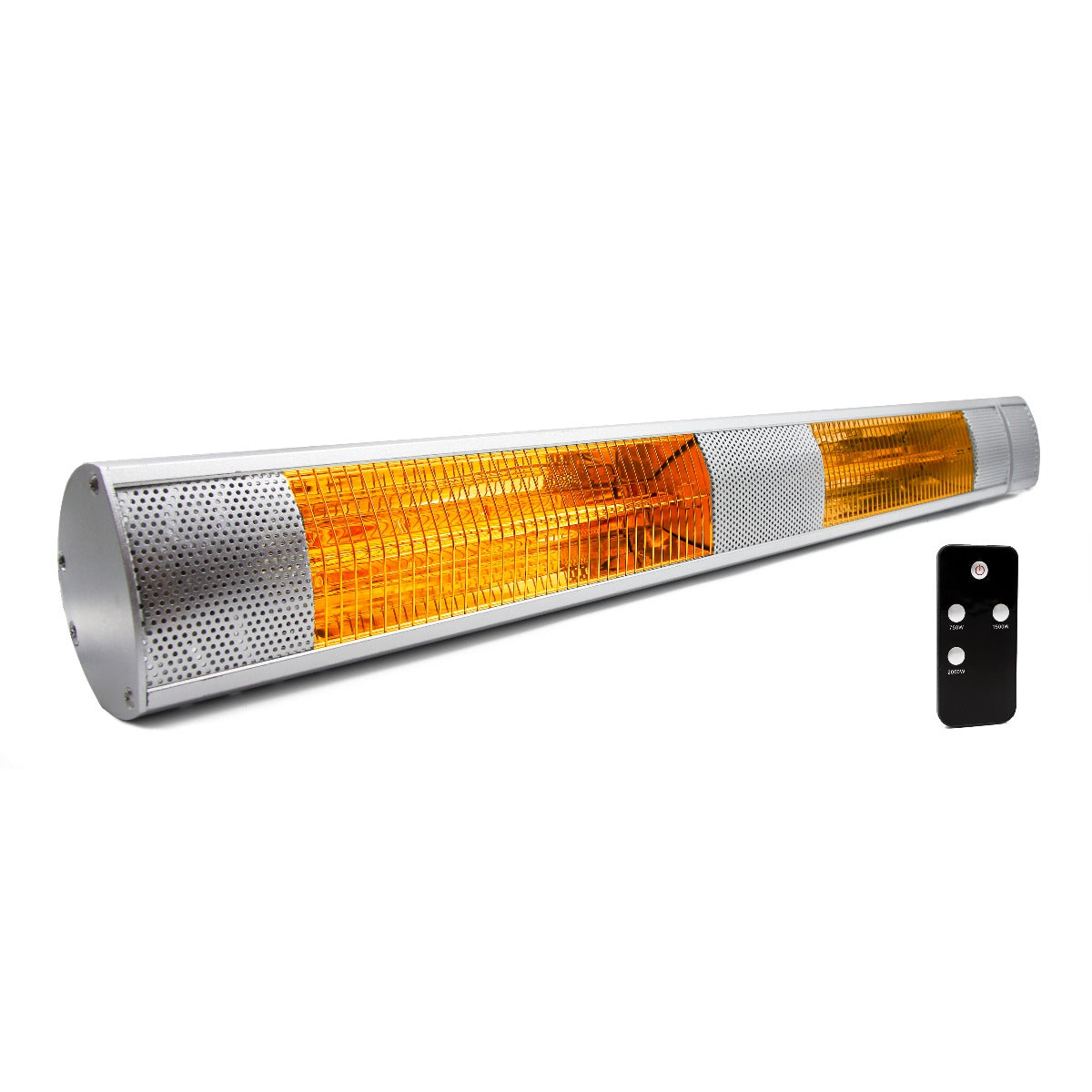 Chauffage de terrasse de jardin extérieur infrarouge 3KW KMH-30R fixé au mur avec télécommande