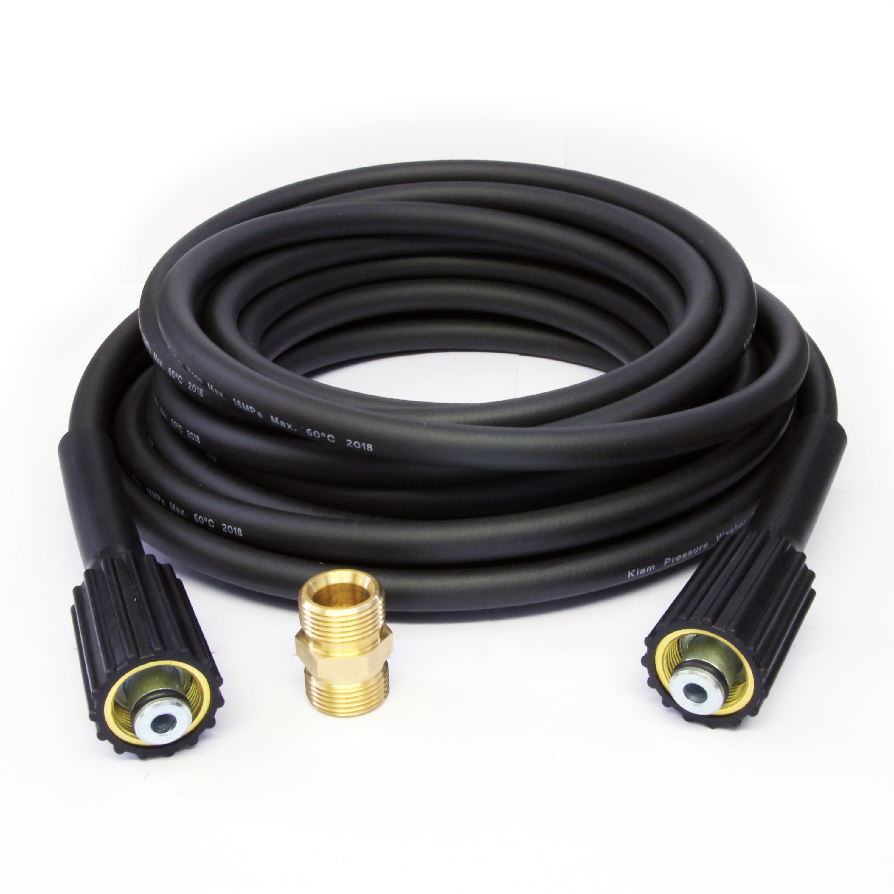 Tuyau de nettoyeur haute pression à couplage femelle M22 - M22 femelle (22 mm)