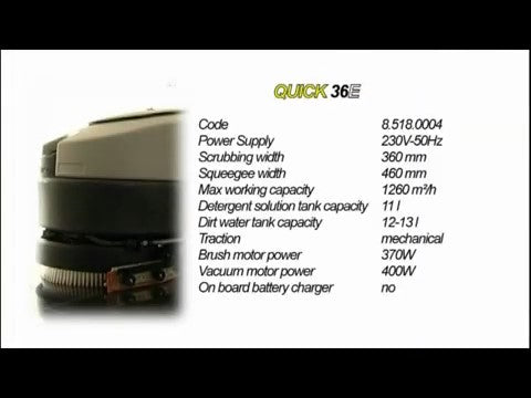 Autolaveuse à conducteur marchant Lavor SCL Quick 36E