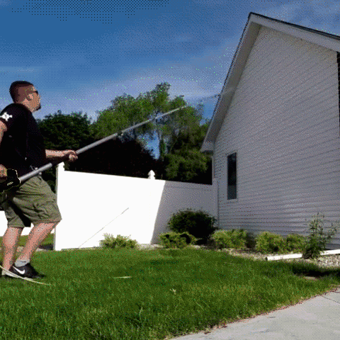 KIT de lance télescopique de 5,4 m 18' à usage domestique - convient au clic Karcher