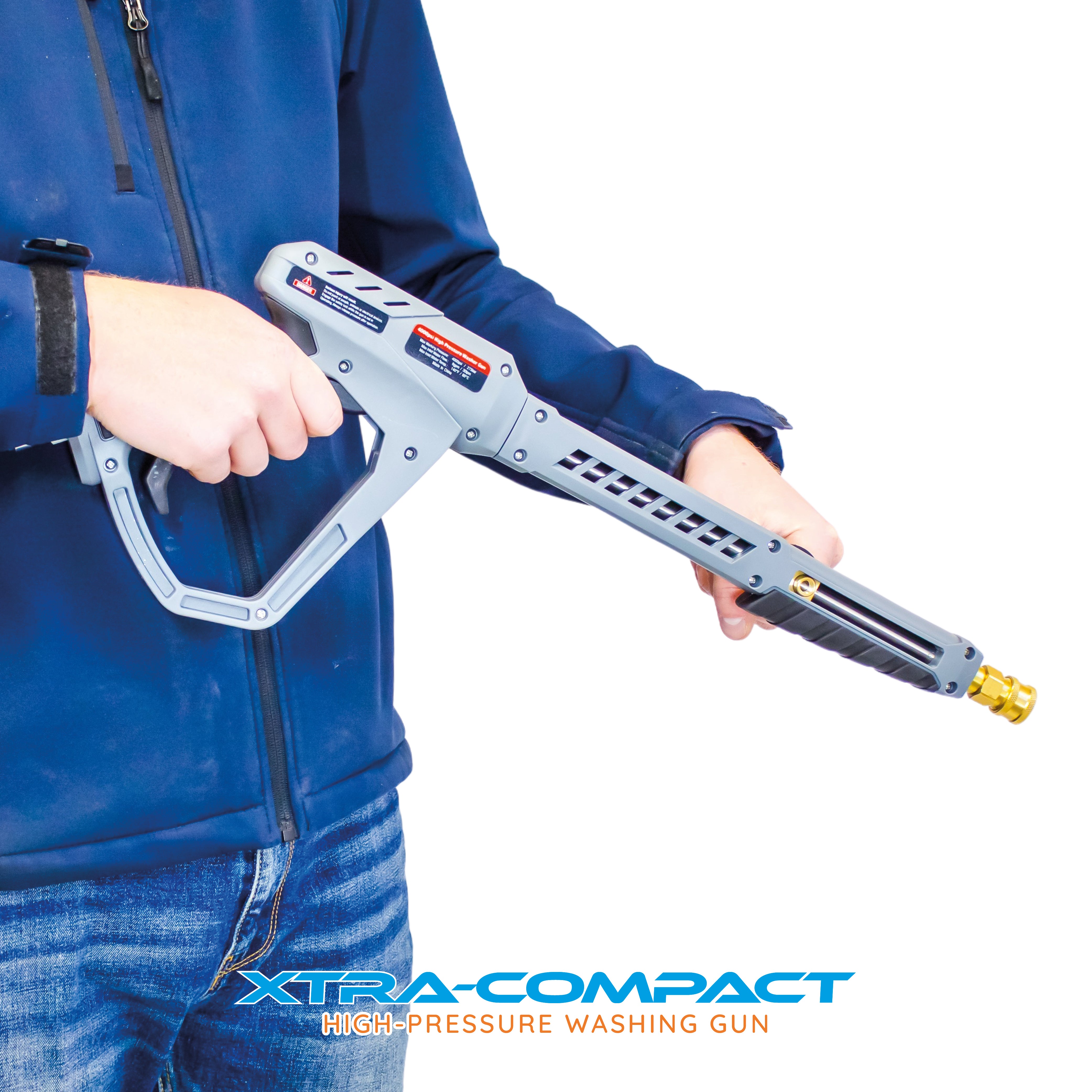 Pistolet à gâchette haute pression industriel compact et robuste