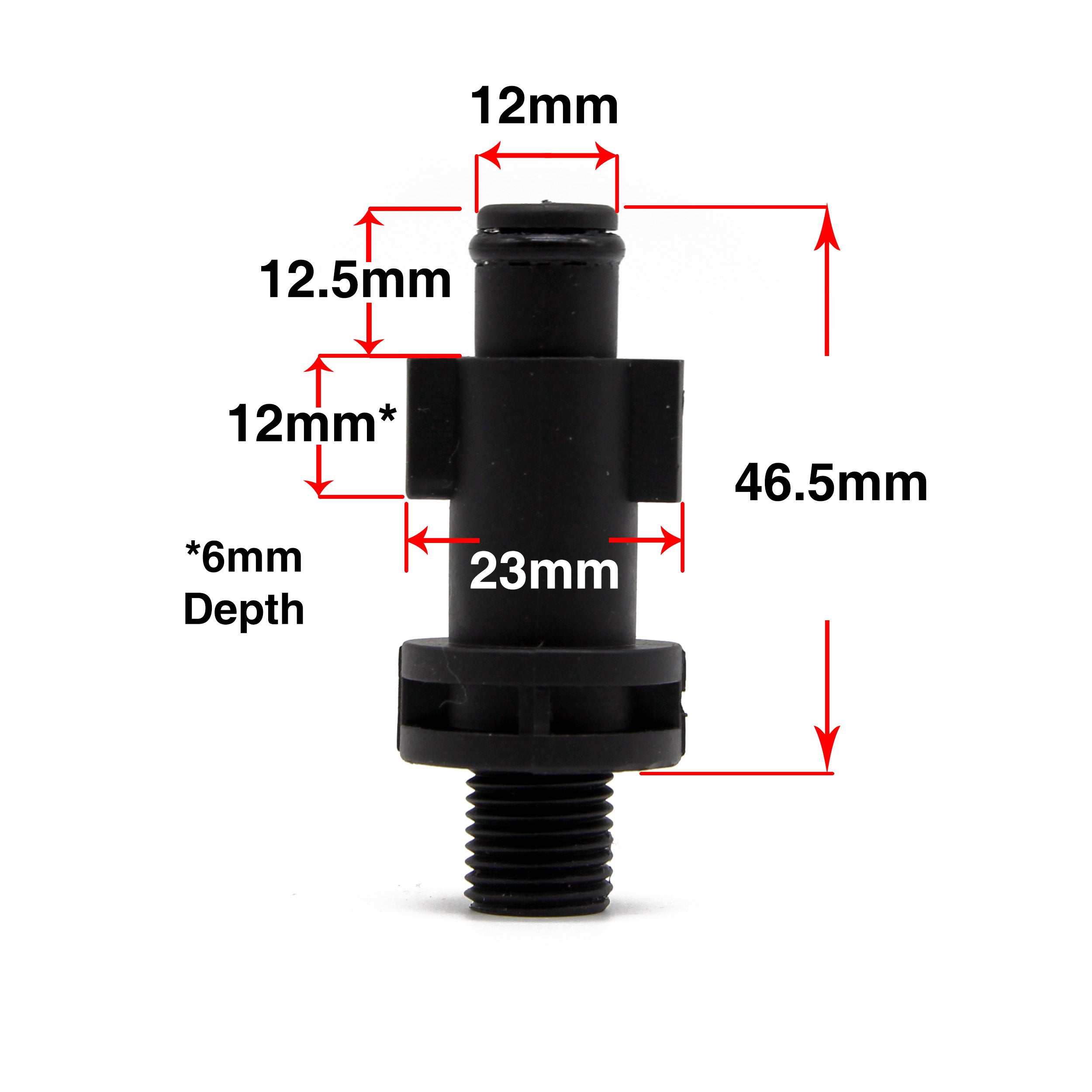 Raccord adaptateur à baïonnette pour lance de nettoyeur haute pression Bosch (1/4" mâle)