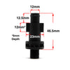 Bosch Pressure Washer Lance Bayonet Adapter Coupling (1/4" Male)