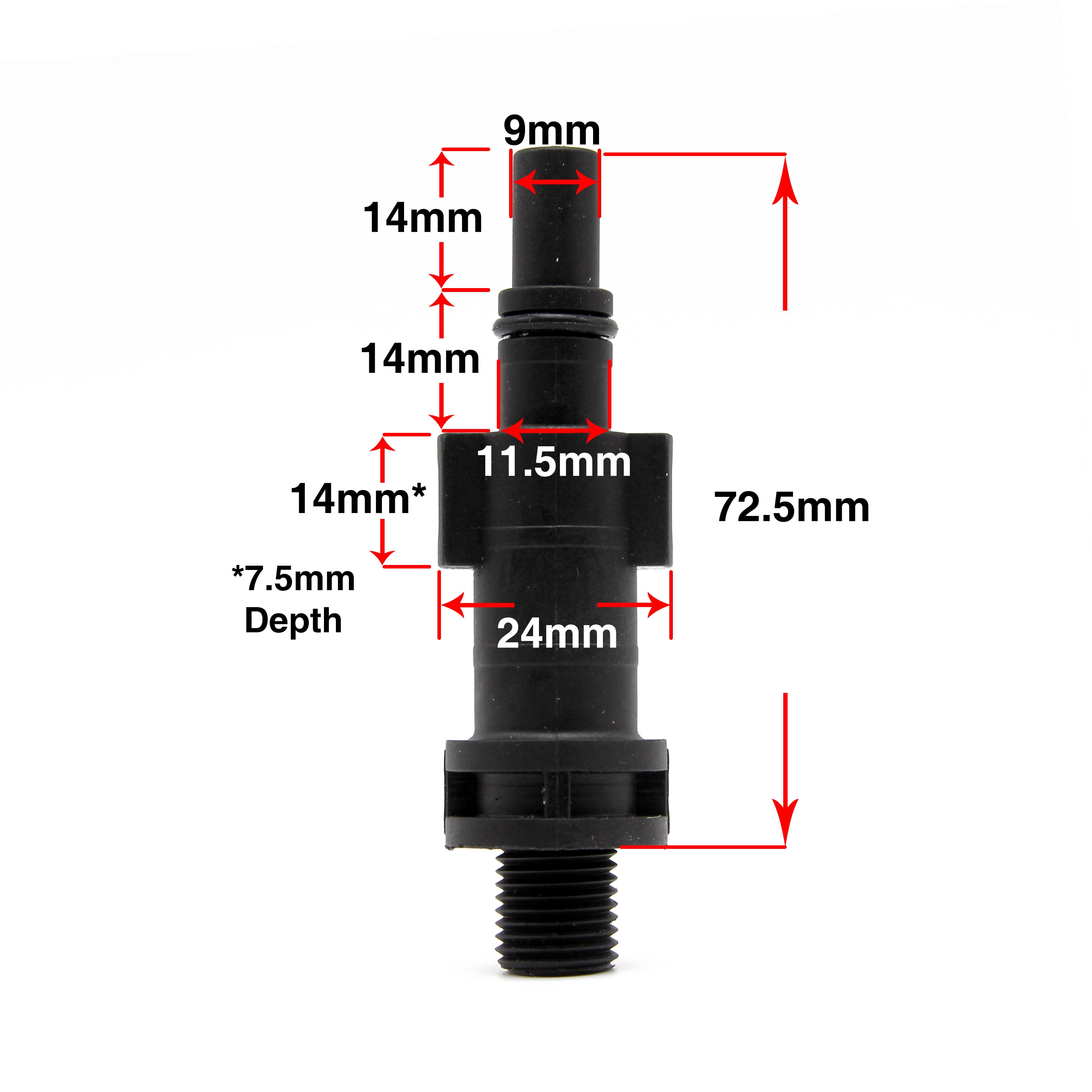 Bosch AQT Nettoyeur haute pression Lance Adaptateur à baïonnette Couplage (1/4" mâle)