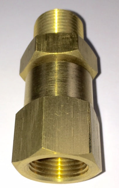 Raccord de tuyau pivotant haute pression en laiton 3/8" mâle - 3/8" femelle