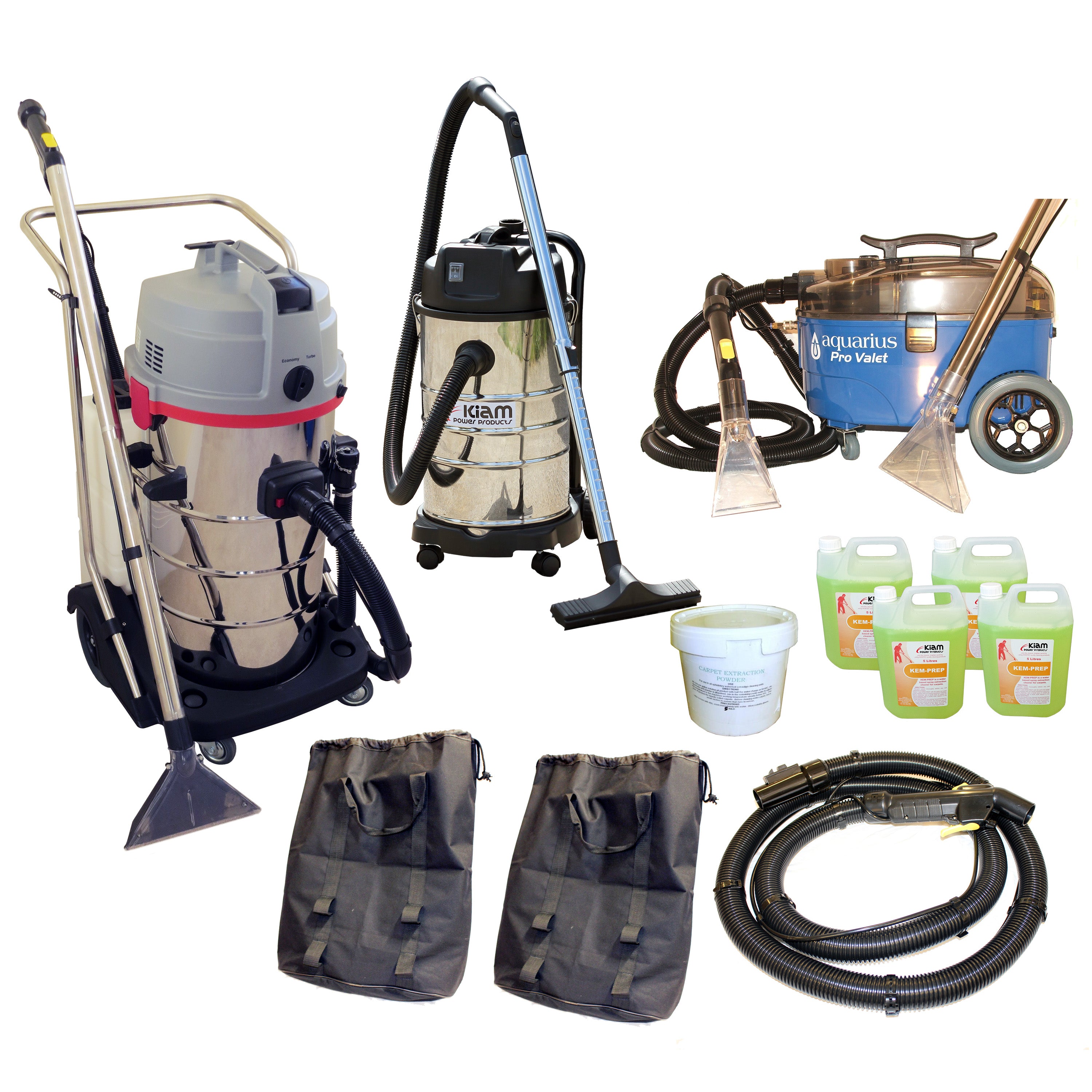 Pack de démarrage d'entreprise pour équipement professionnel de nettoyage de tapis et de tissus d'ameublement (entrepreneur Aquarius)