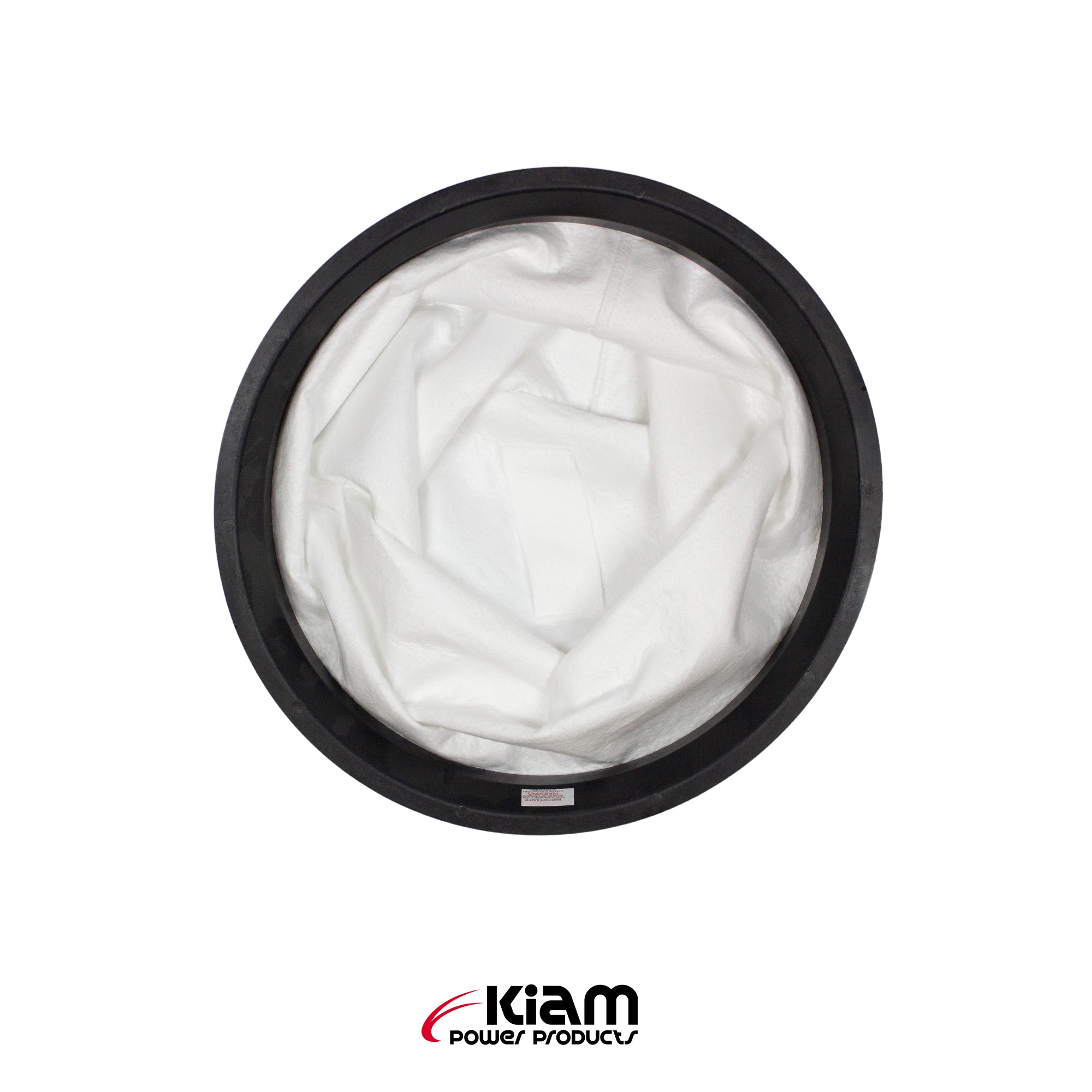 Filtre en tissu lavable et anneau en plastique pour aspirateur de gouttière Kiam Cyclone 3600