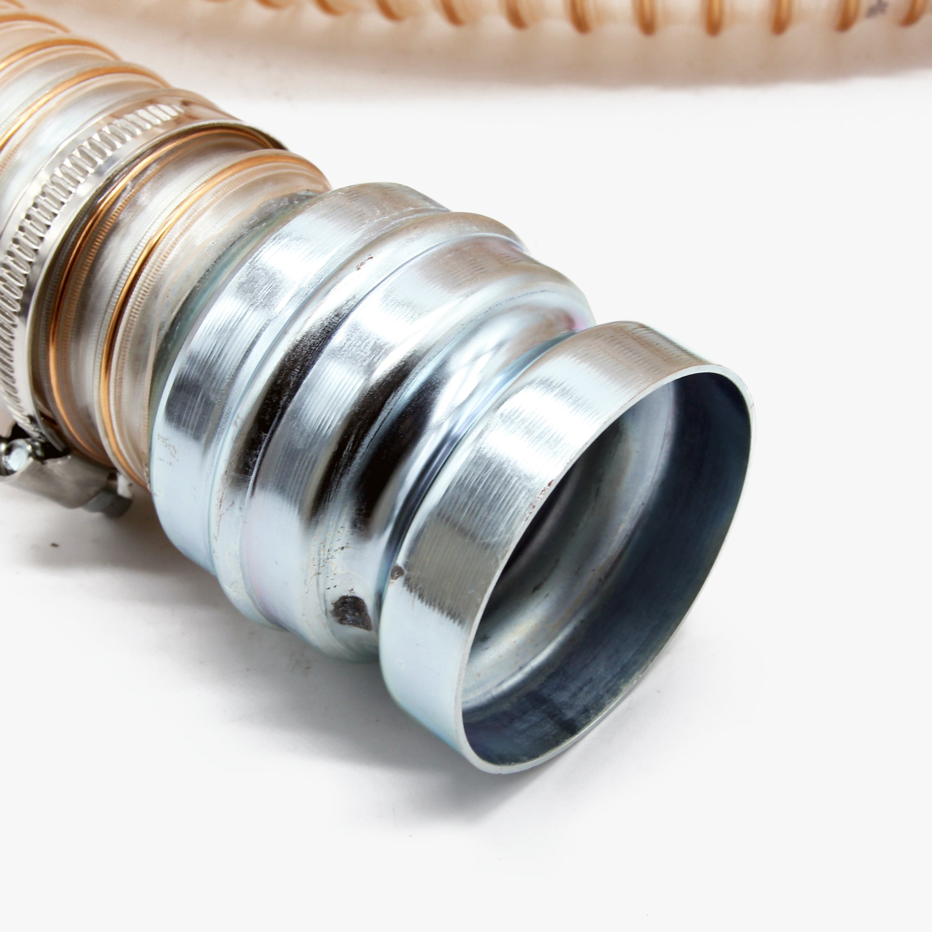 Tuyau d'aspiration de gouttière transparent renforcé de fil de 15 m (51 mm)