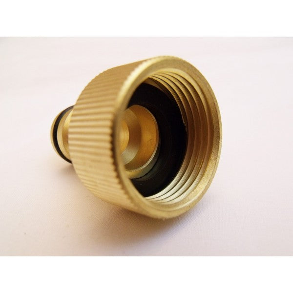 Tuyau d'arrosage mâle à dégagement rapide vers connecteur femelle de robinet à vis de 19 mm (3/4") (Gardena, Hozelock)