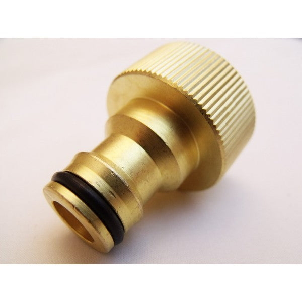 Tuyau d'arrosage mâle à dégagement rapide vers connecteur femelle de robinet à vis de 19 mm (3/4") (Gardena, Hozelock)