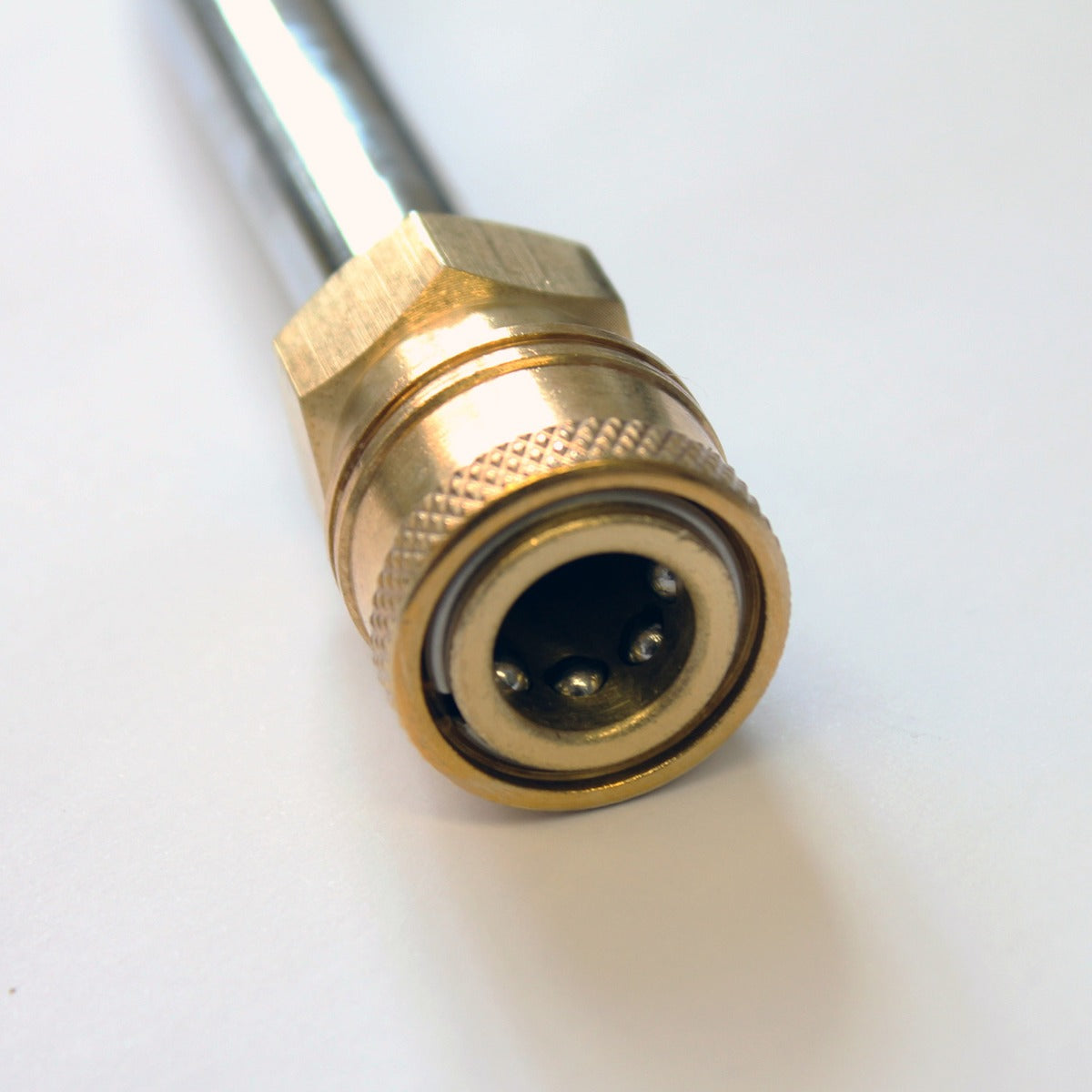 Lance coudée en U pour nettoyage de canalisations de gouttières de 740 mm de long (M22)