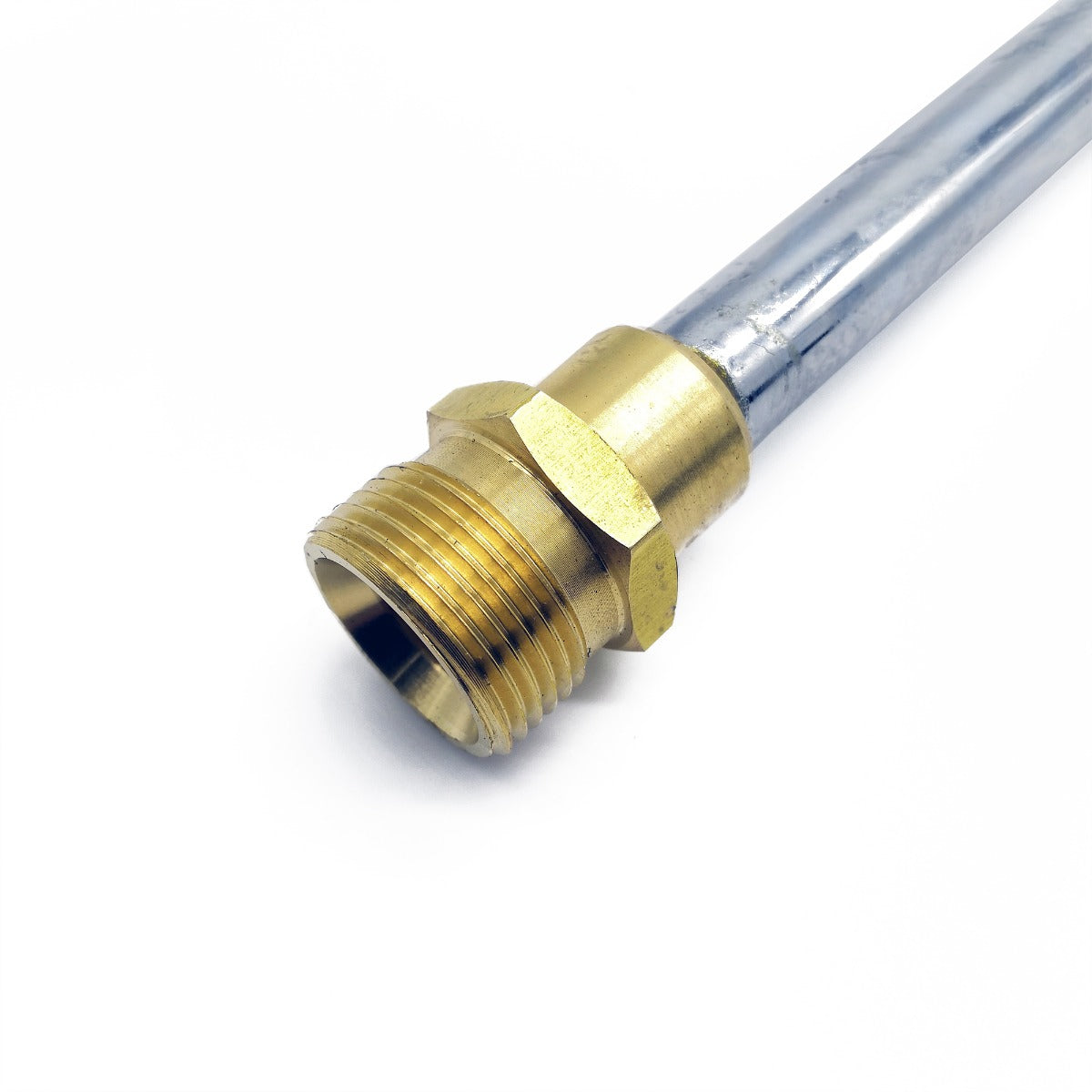 Lance coudée en U pour nettoyage de canalisations de gouttières de 740 mm de long (M22)