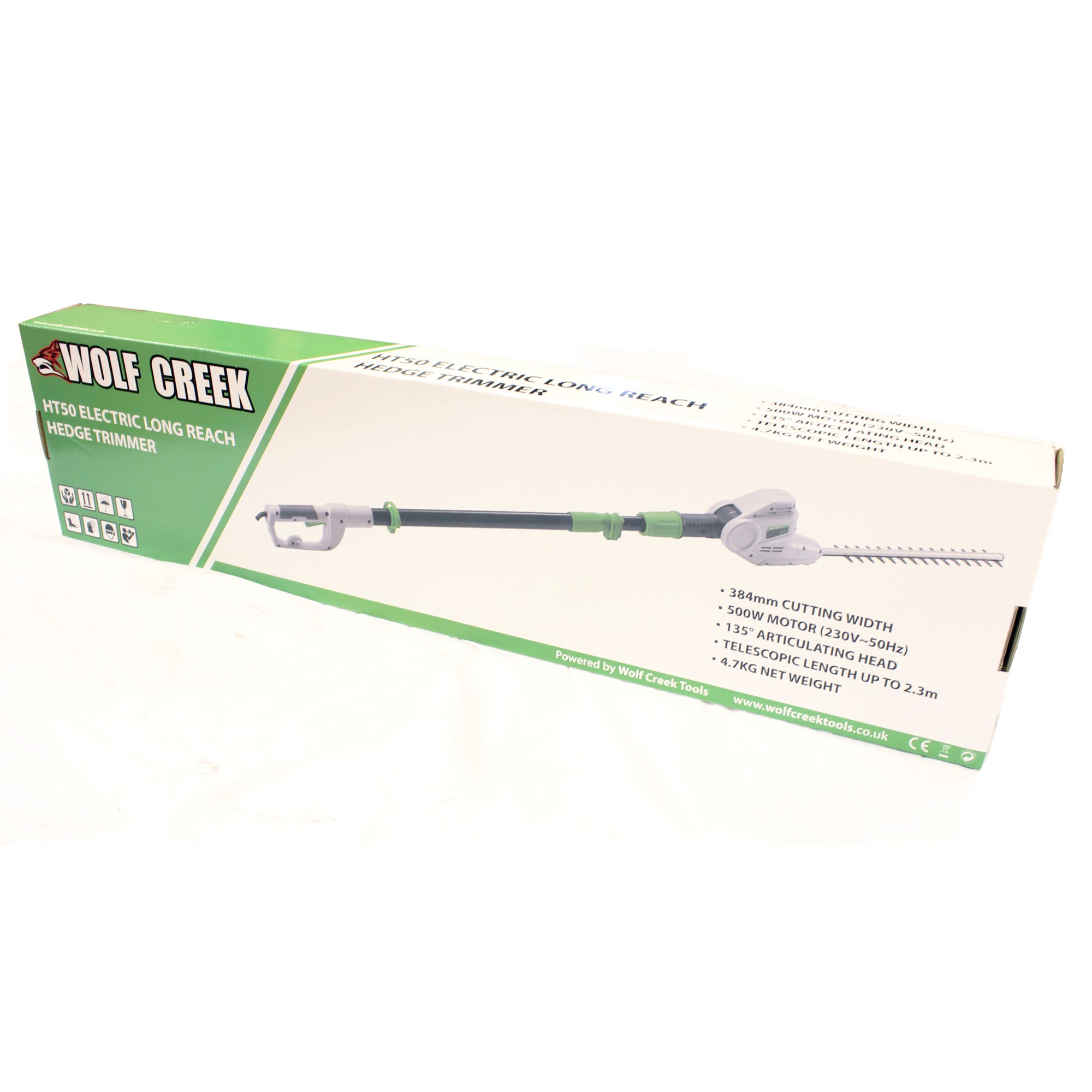 Taille-haie électrique à longue portée Wolf Creek HT50