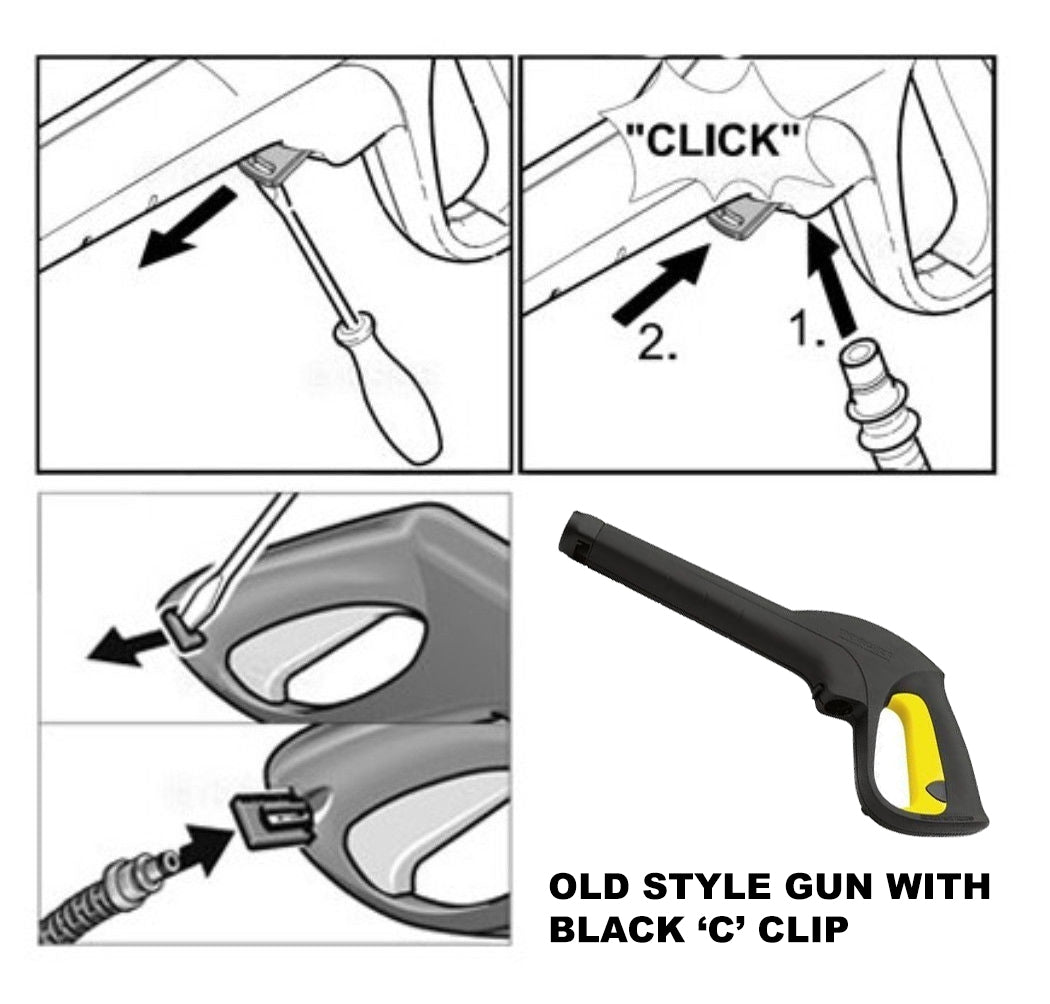 Karcher C-Clip Bayonet - M22 Femelle série K Tuyau Domestique