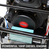 Kiam KM3600DXR PLUS Diesel Pressure Washer - Gearbox Version (10HP) with 30m Hose Reel