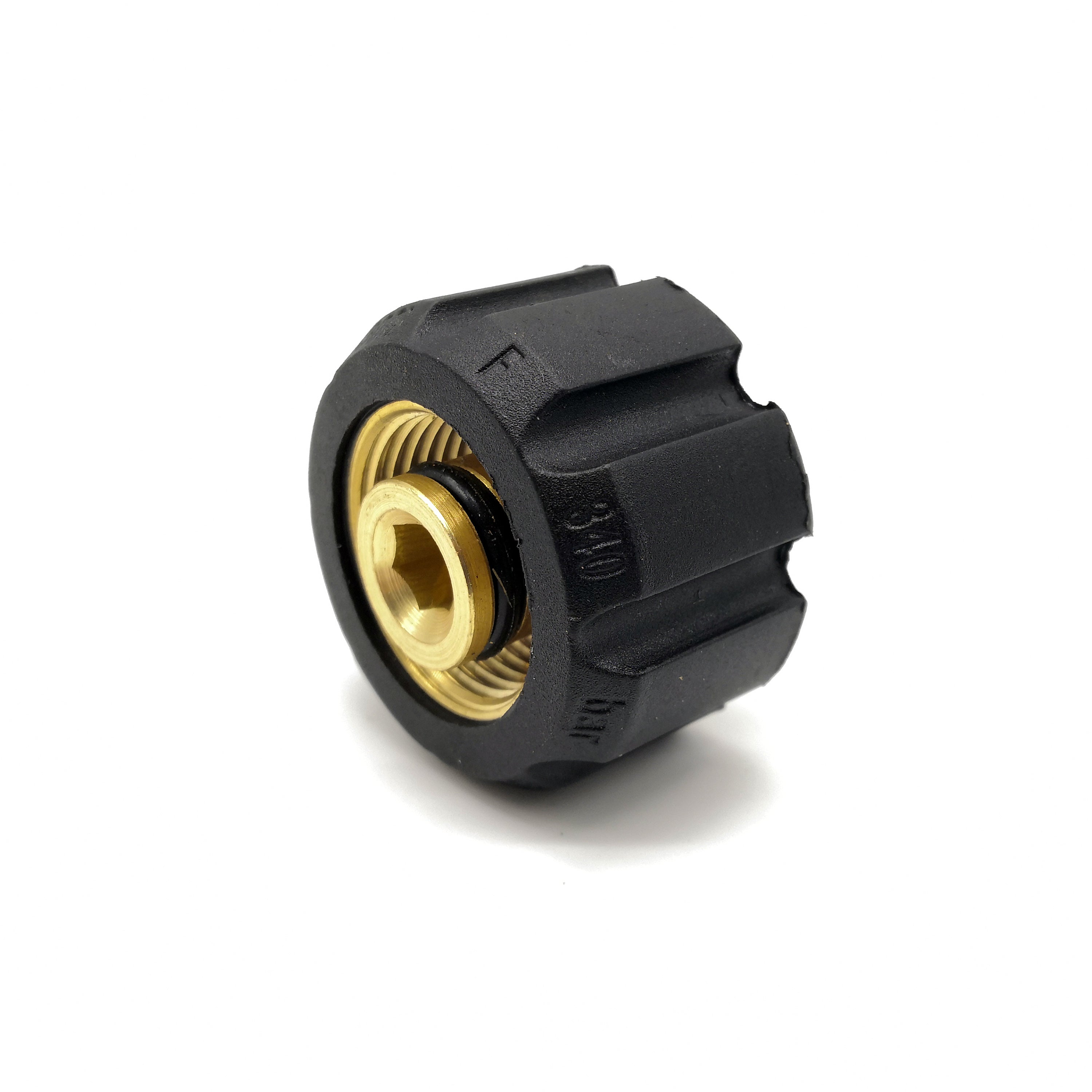 Vis femelle M22 vers vis femelle 1/4" (ronde)