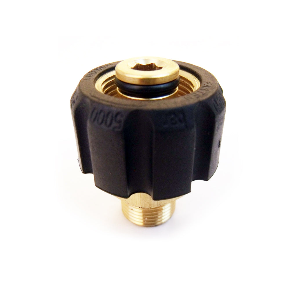 3/8" Male Screw Thread to M22 Female Coupling