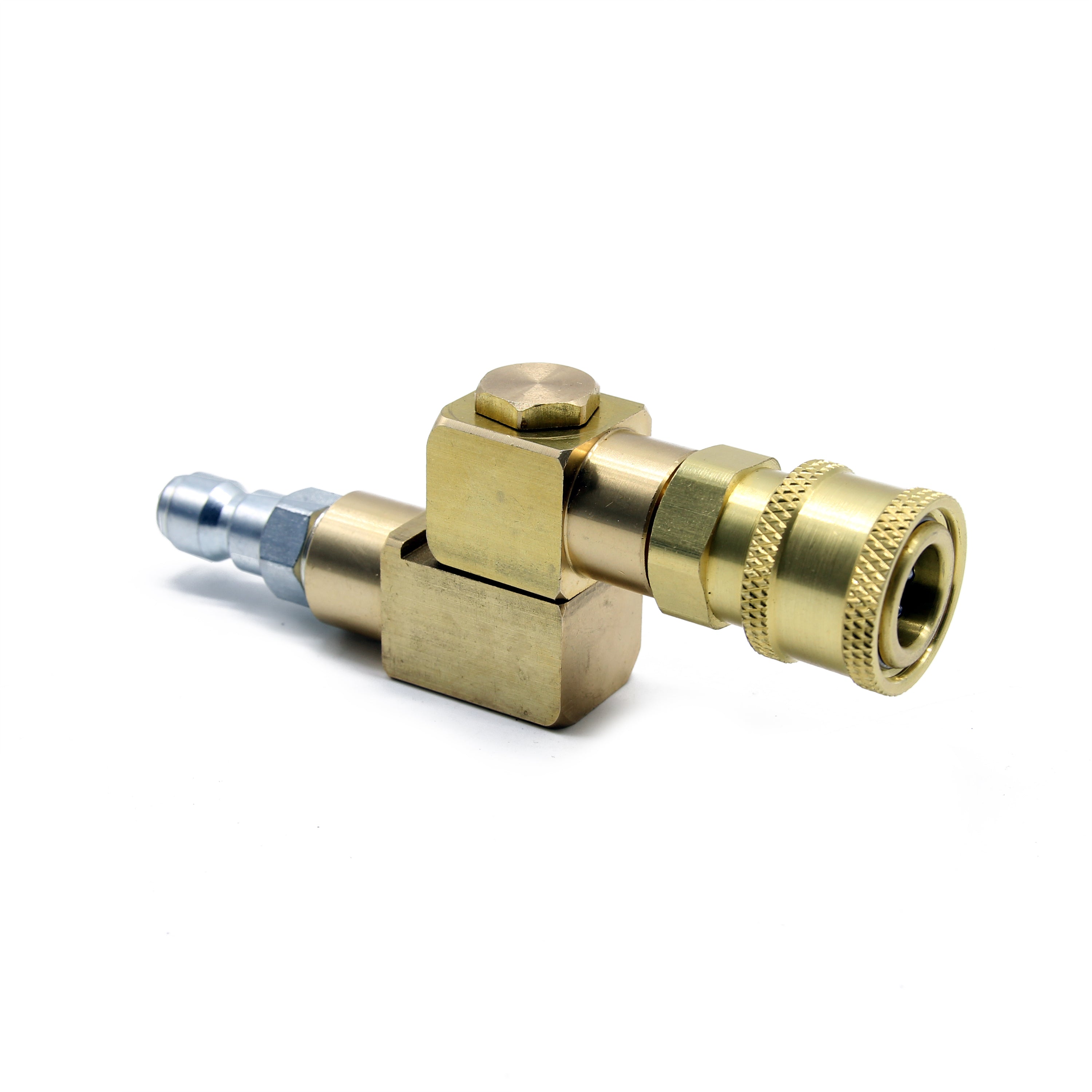 Porte-buse pivotant à 240° Dégagement rapide mâle 11,6 mm (1/4") - Dégagement rapide femelle 11,6 mm (1/4")