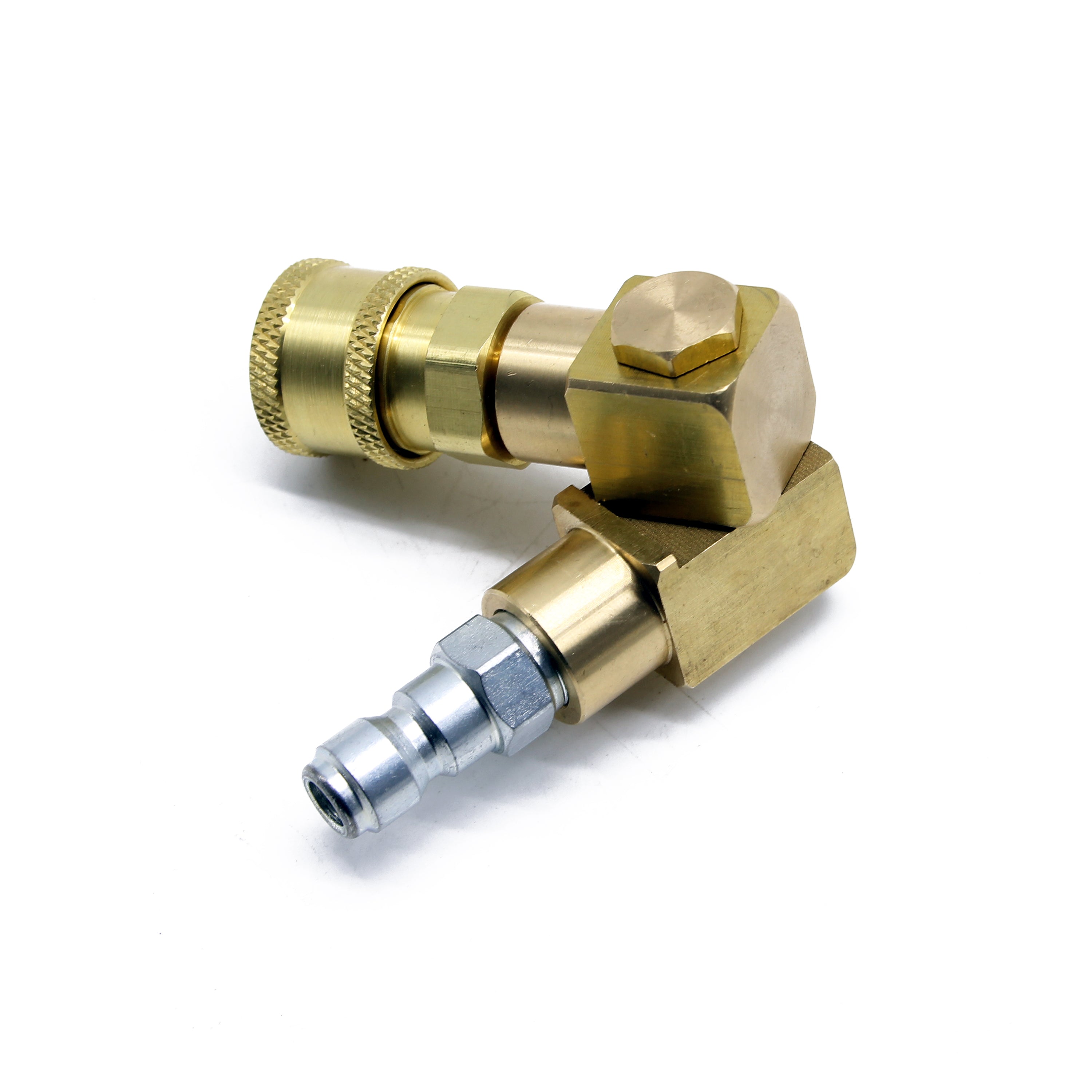 Porte-buse pivotant à 240° Dégagement rapide mâle 11,6 mm (1/4") - Dégagement rapide femelle 11,6 mm (1/4")
