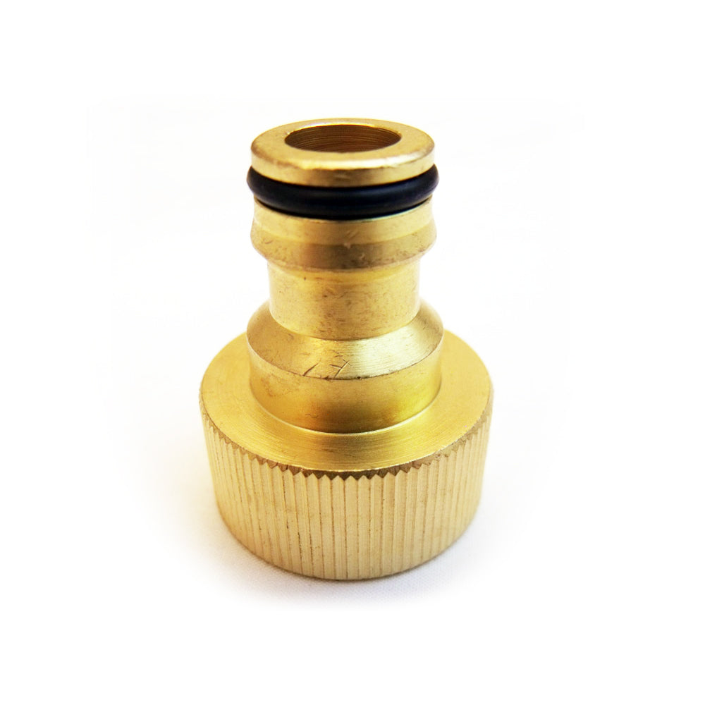 Tuyau d'arrosage mâle à dégagement rapide vers connecteur femelle de robinet à vis de 19 mm (3/4") (Gardena, Hozelock)