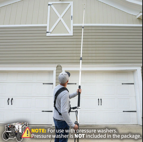 KIT de lance télescopique de 5,4 m 18' à usage domestique - convient au clic Karcher