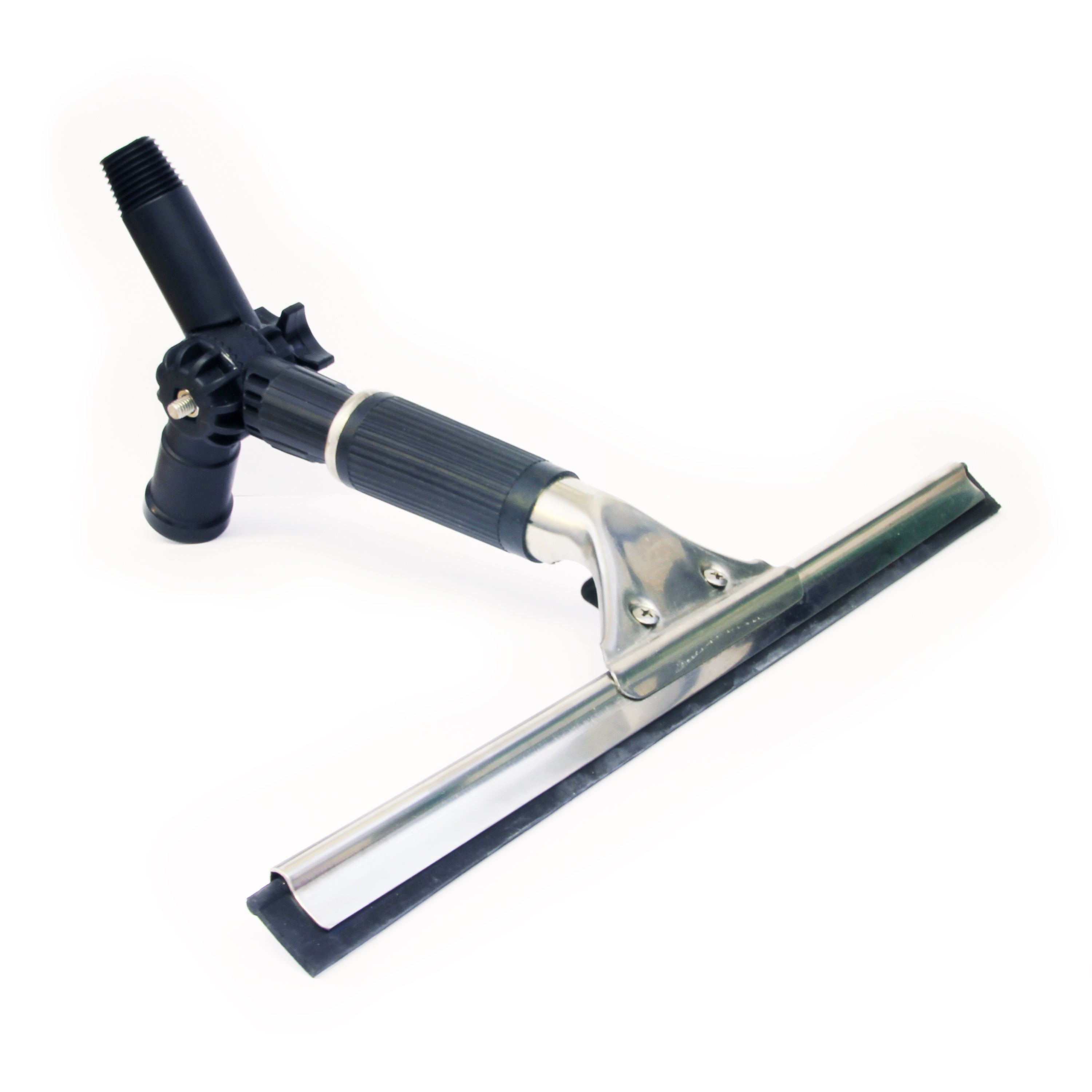 Tête de raclette avec double col de cygne pour poteau alimenté en eau Aquaspray